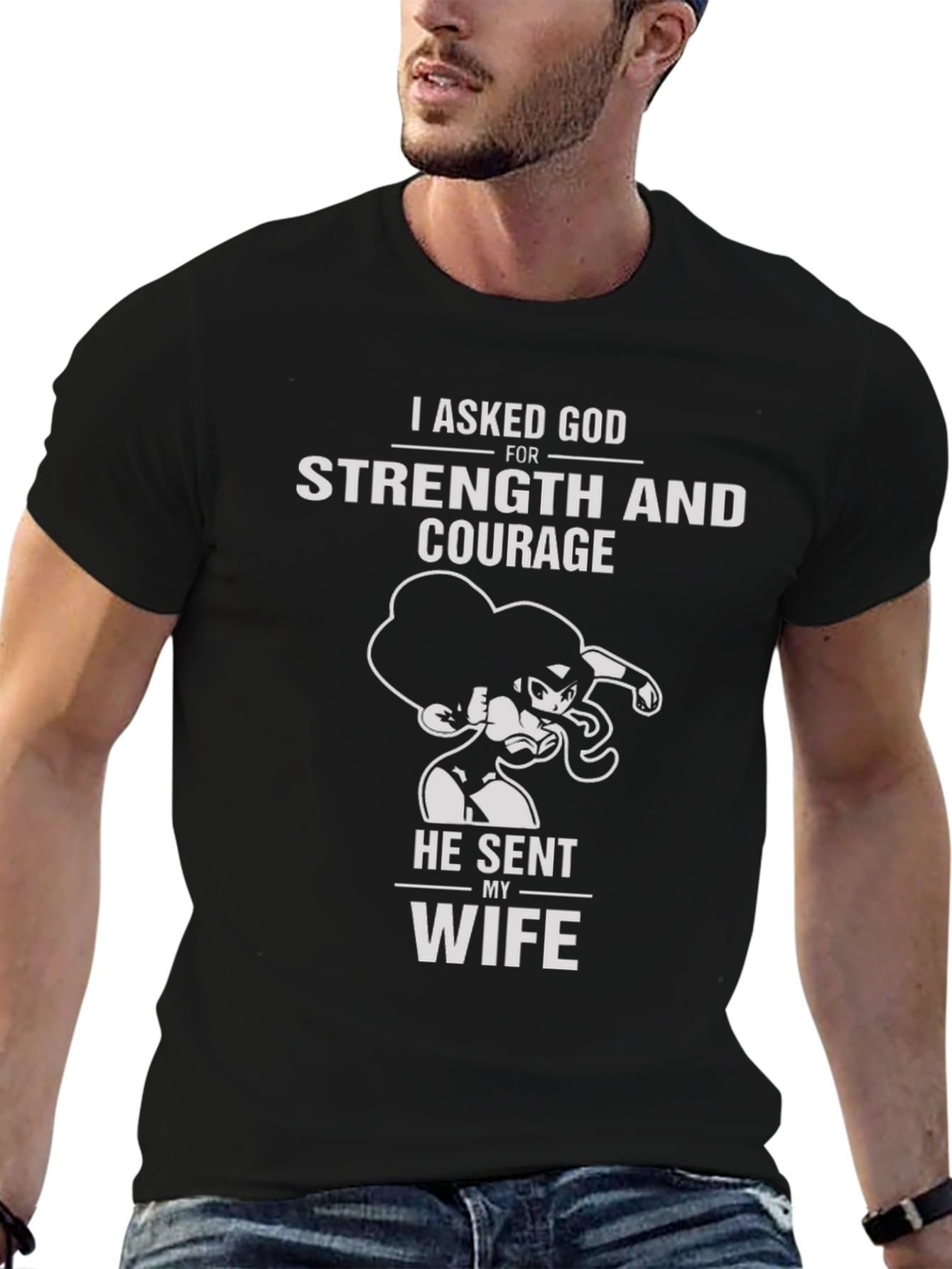 Strength and Courage Wife T-Shirt