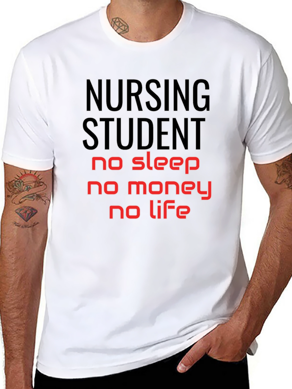 Nursing Student No Sleep No Money T-Shirt