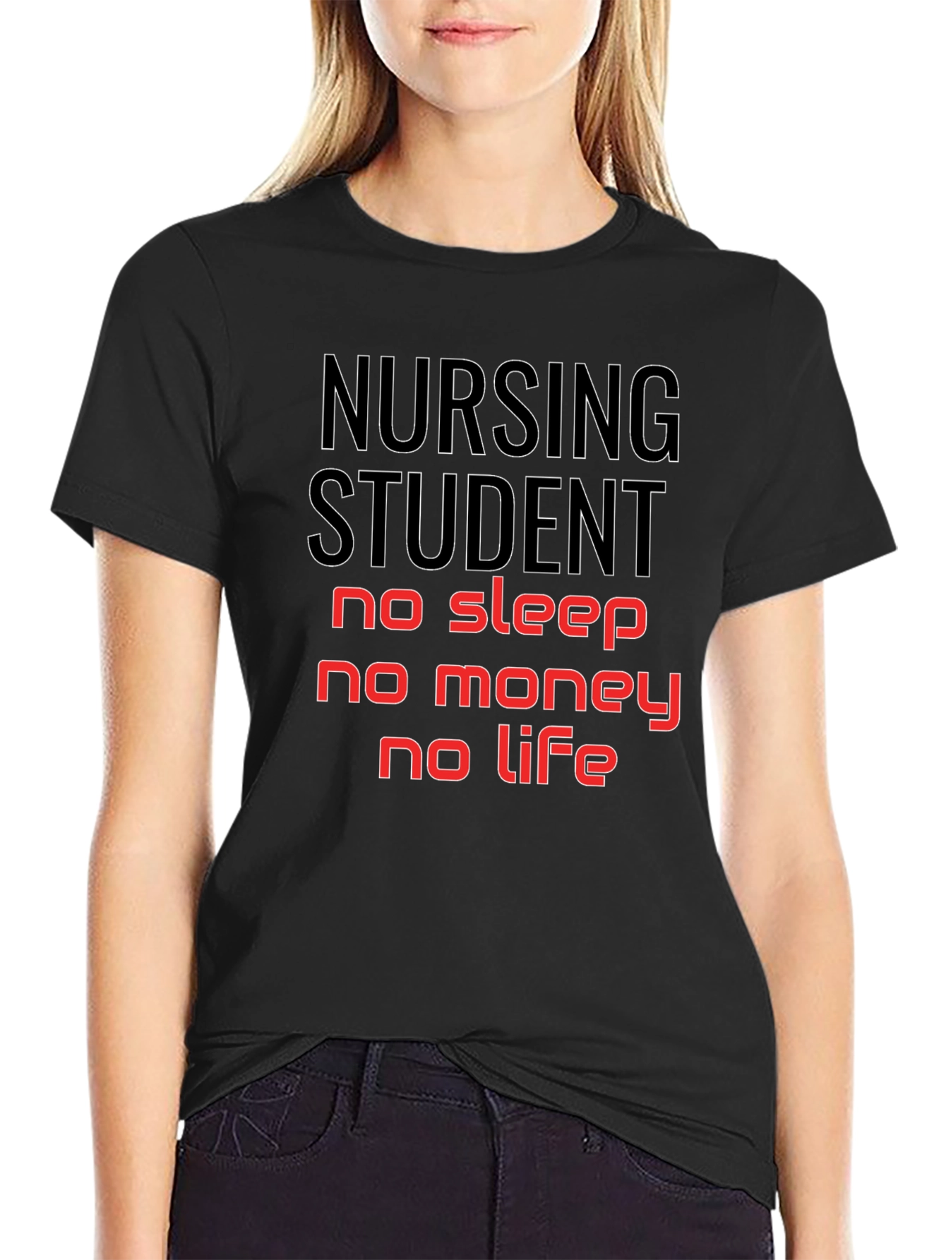 Nursing Student No Sleep No Money T-Shirt