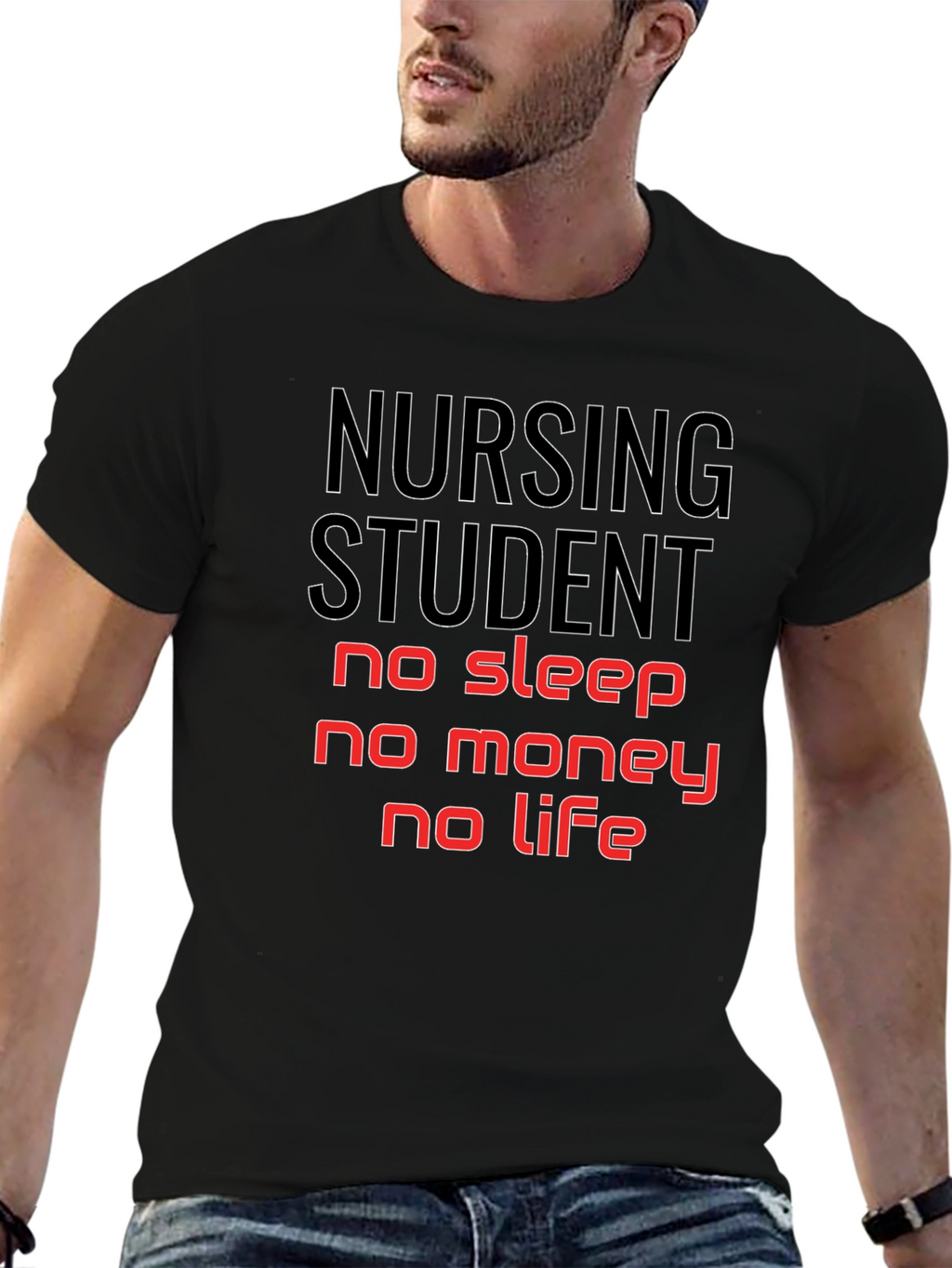 Nursing Student No Sleep No Money T-Shirt