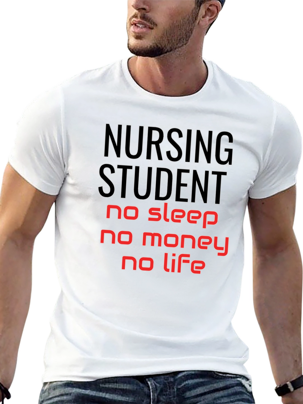Nursing Student No Sleep No Money T-Shirt