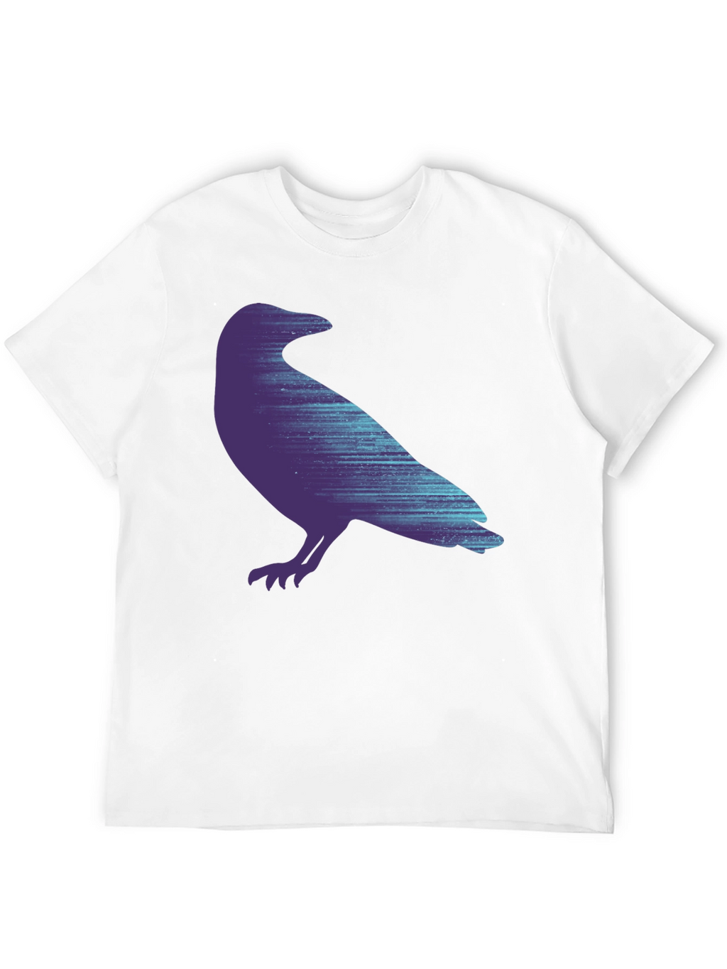 Raven Graphic Print Black T-Shirt