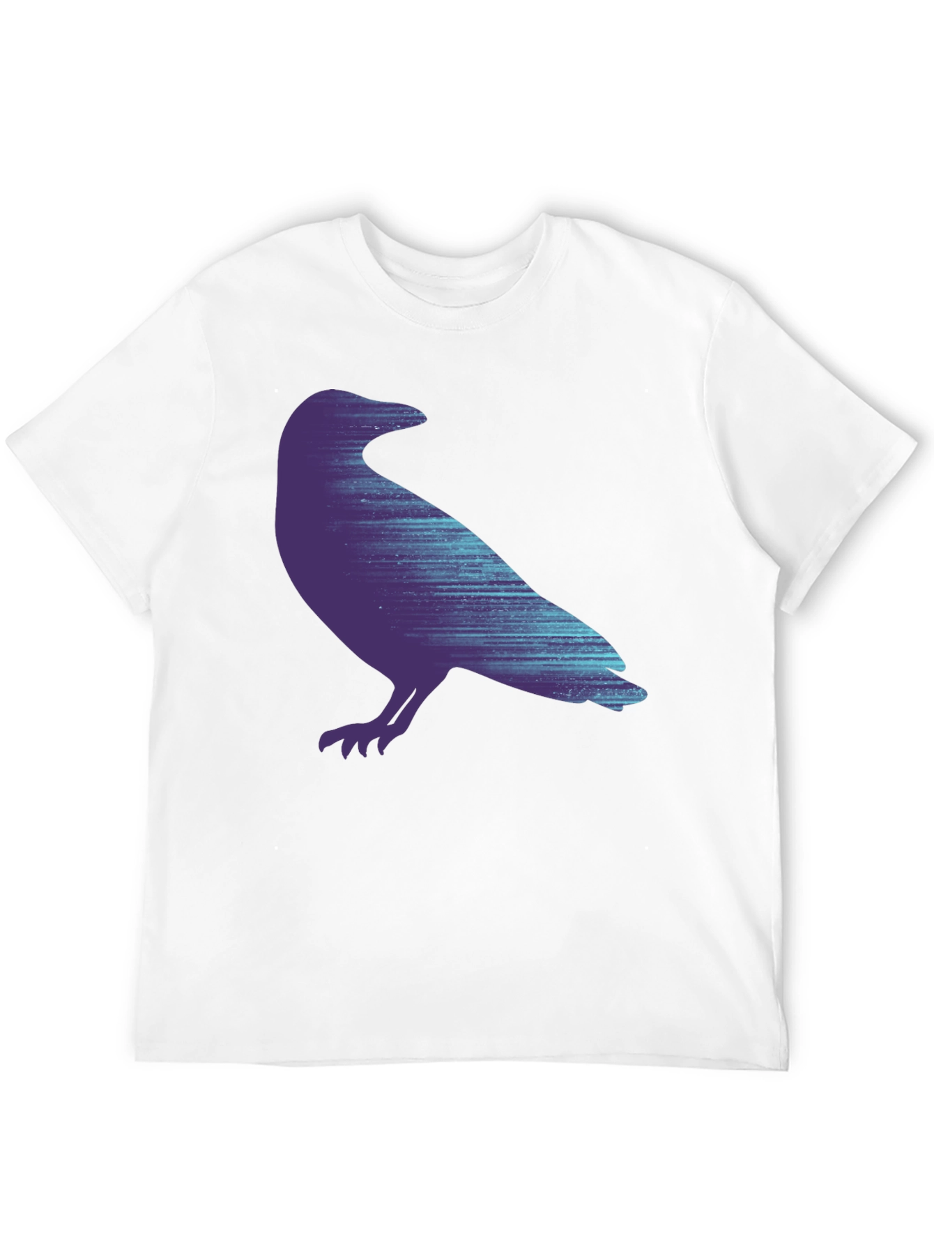 Raven Graphic Print Black T-Shirt