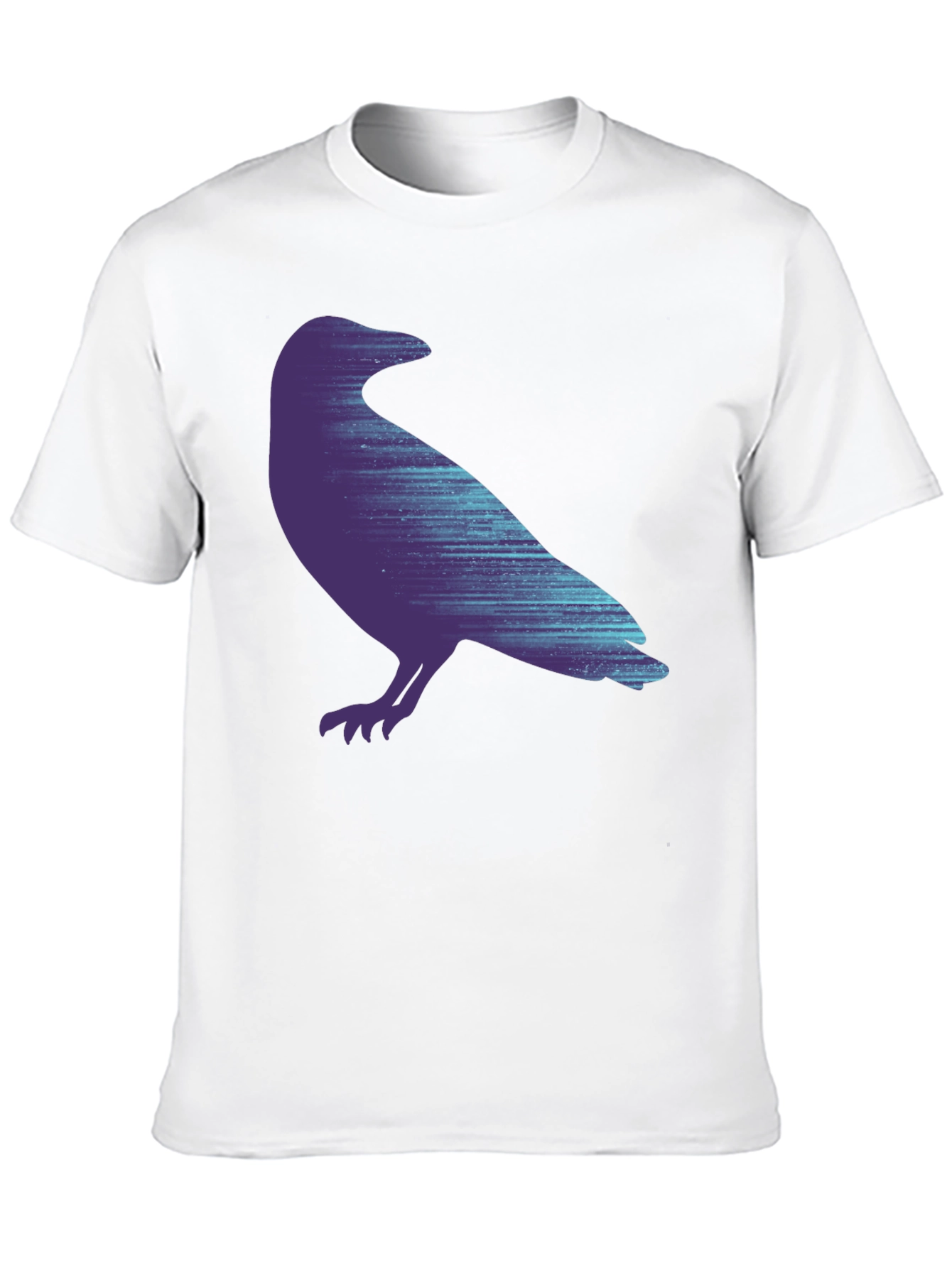 Raven Graphic Print Black T-Shirt