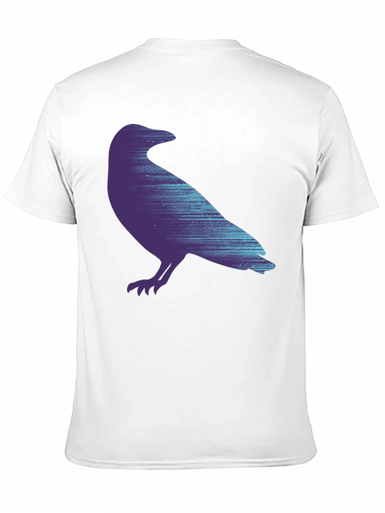 Raven Graphic Print Black T-Shirt
