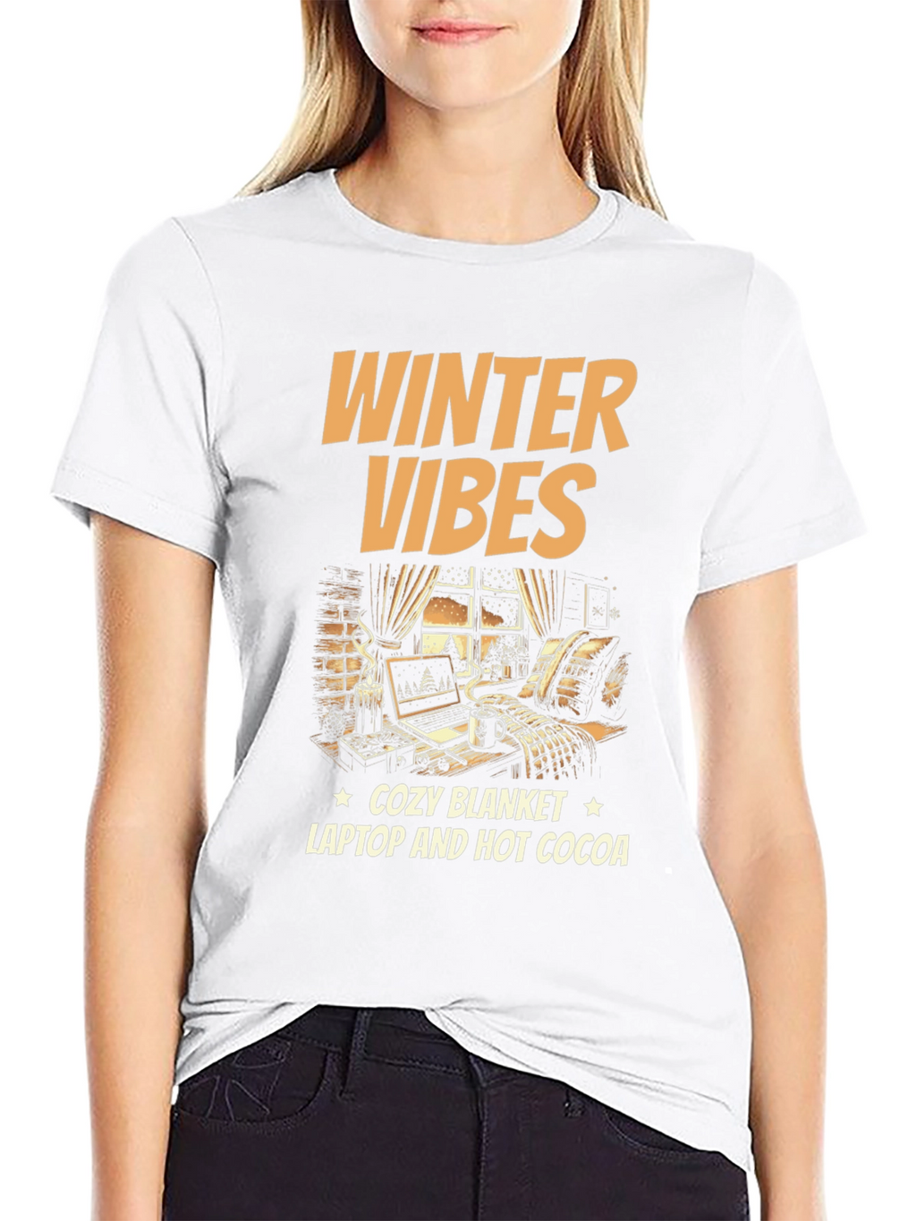 Winter Vibes Cozy T-Shirt