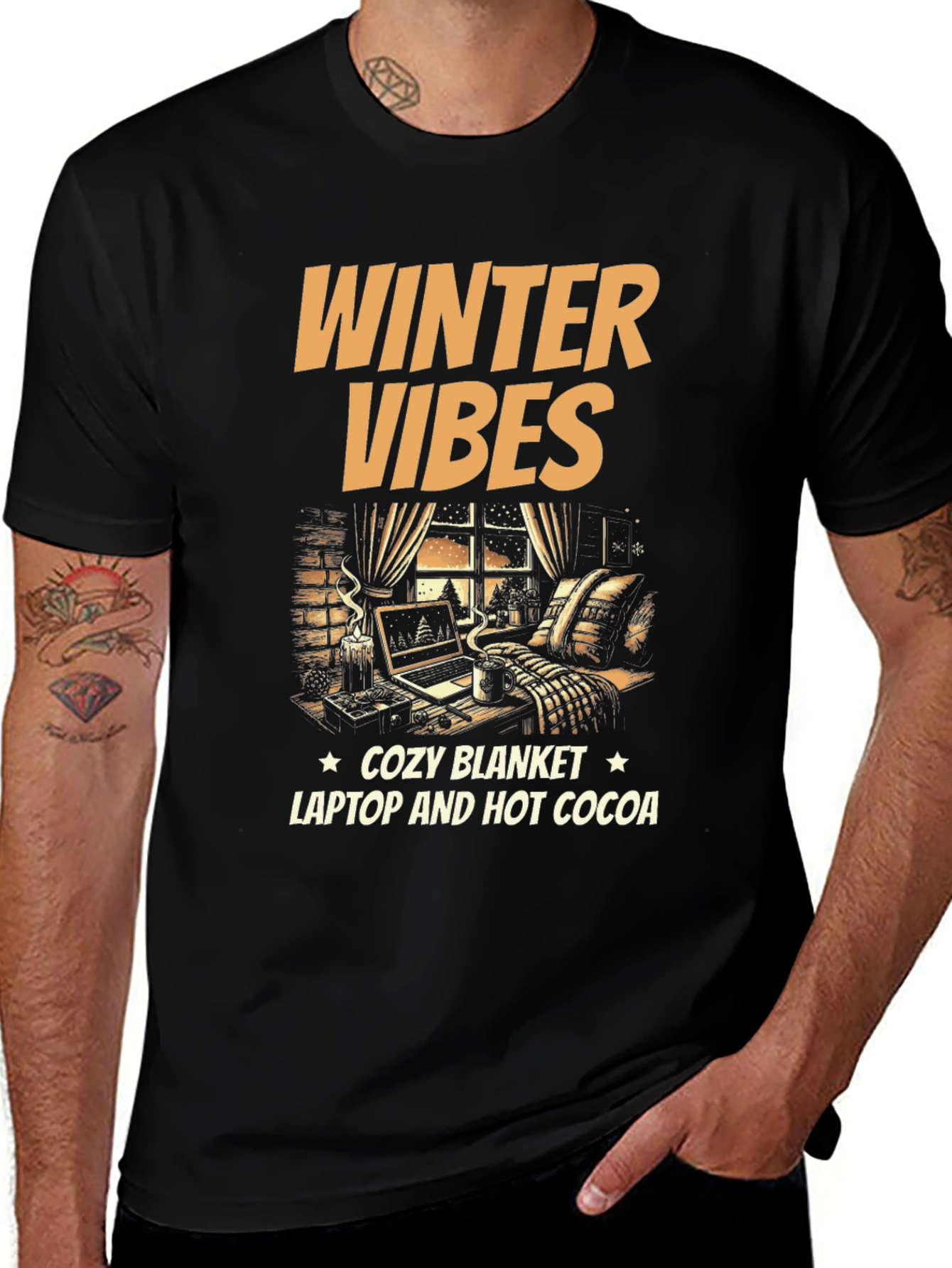 Winter Vibes Cozy T-Shirt