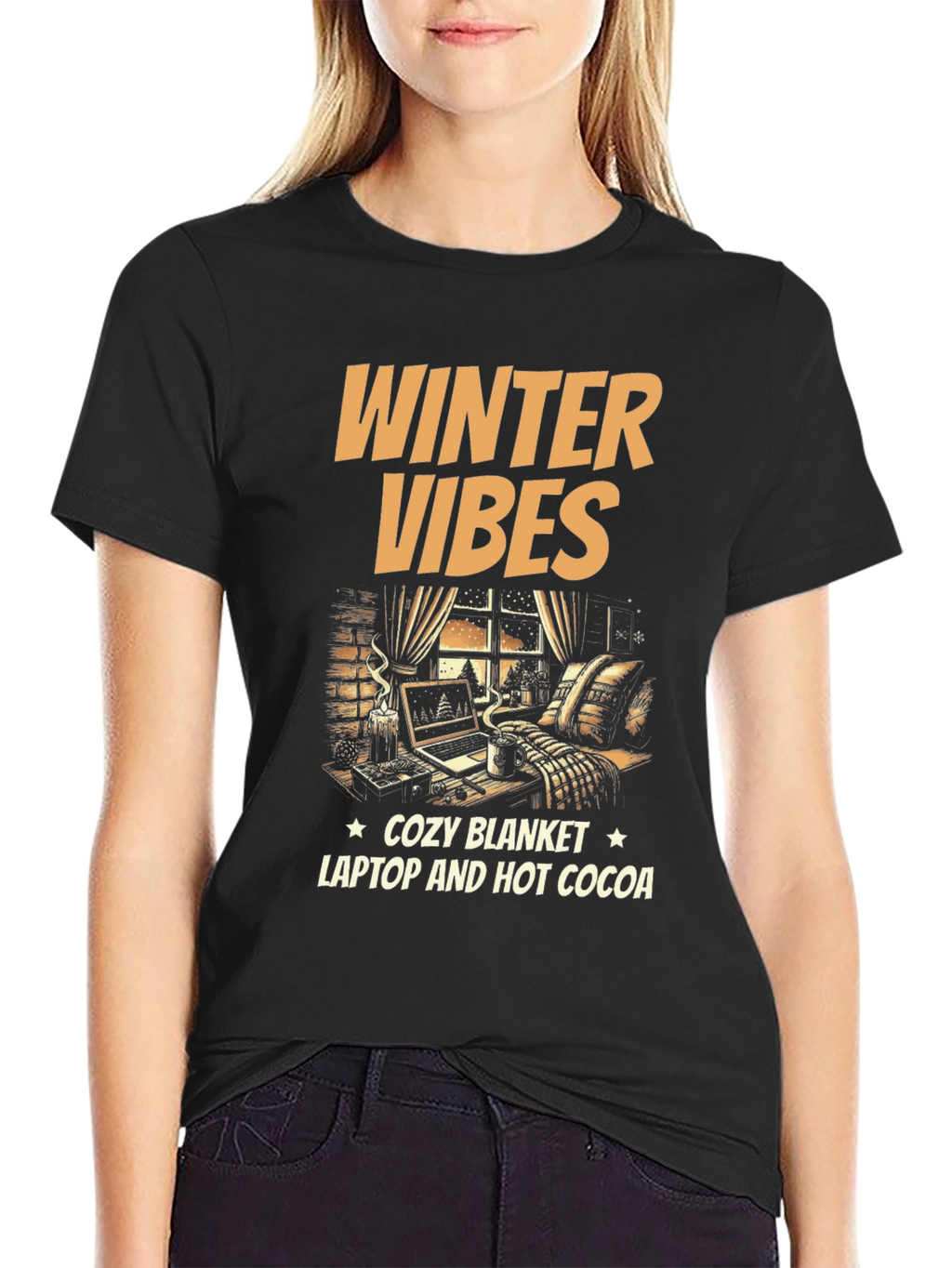 Winter Vibes Cozy T-Shirt