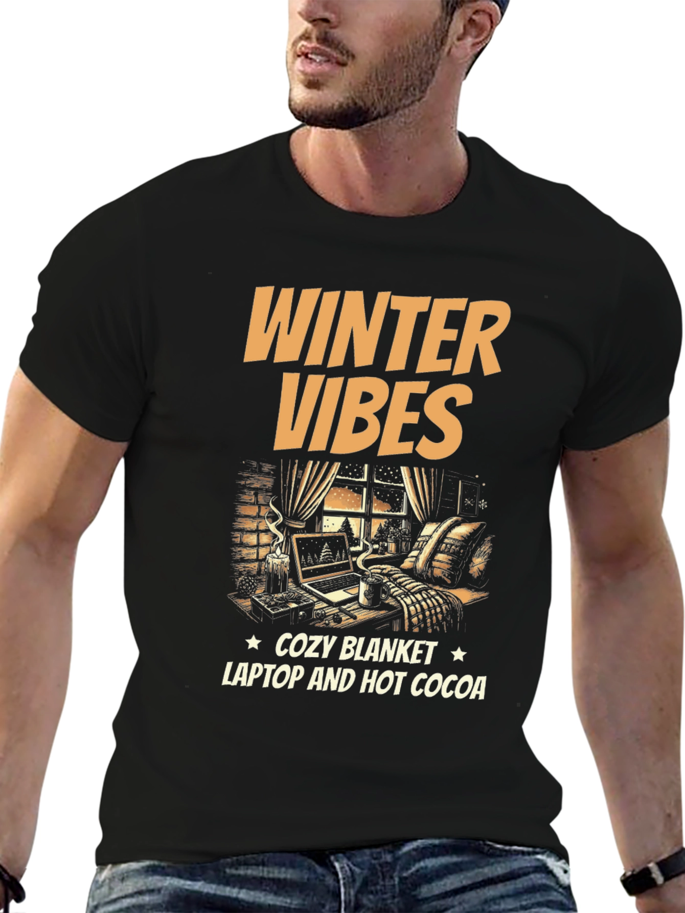 Winter Vibes Cozy T-Shirt