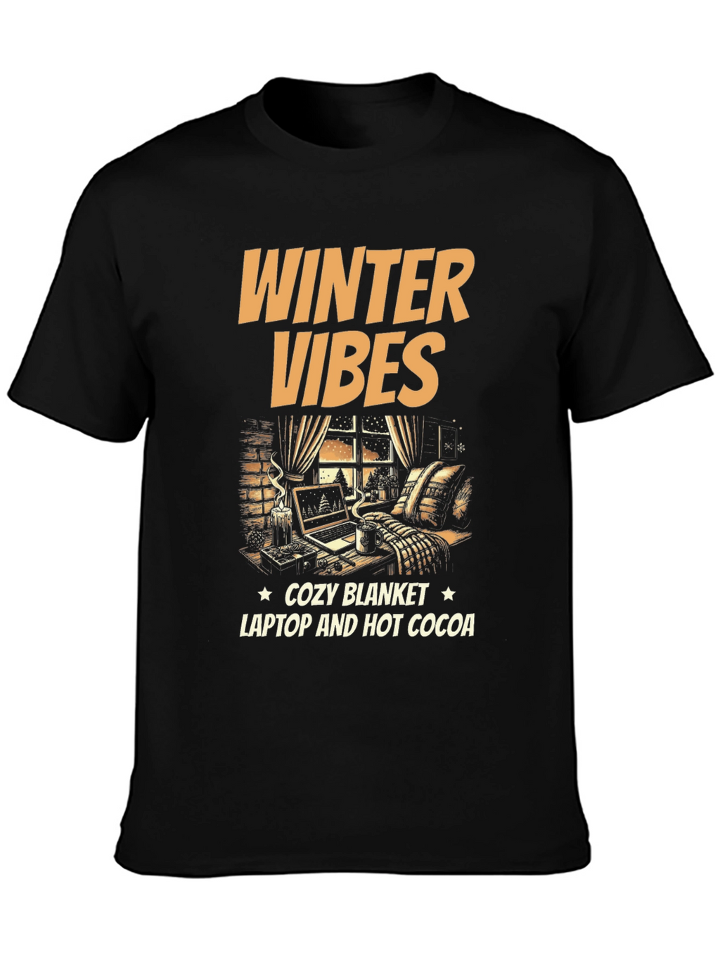 Winter Vibes Cozy T-Shirt