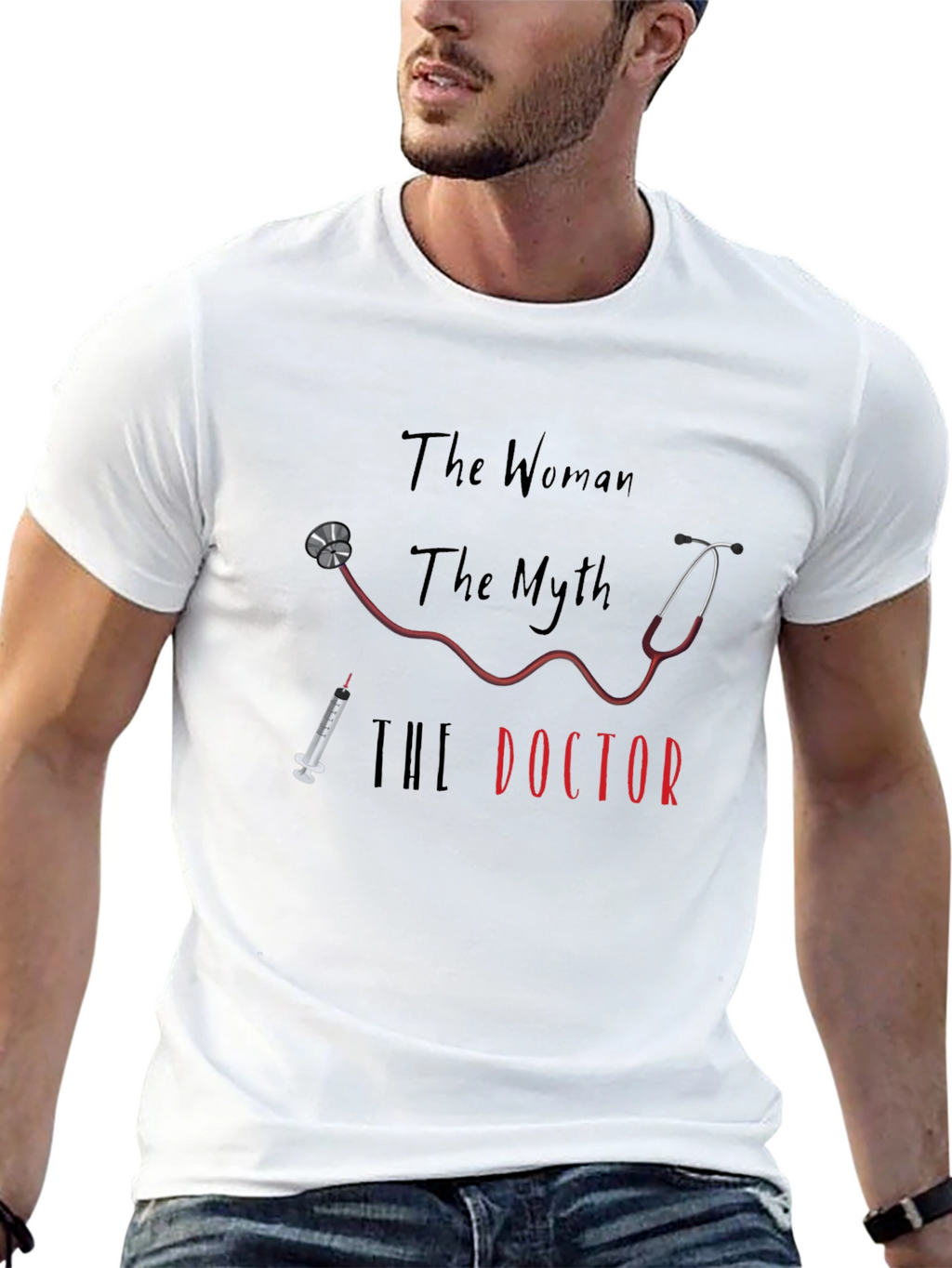 The Woman The Myth The Doctor Graphic Tee