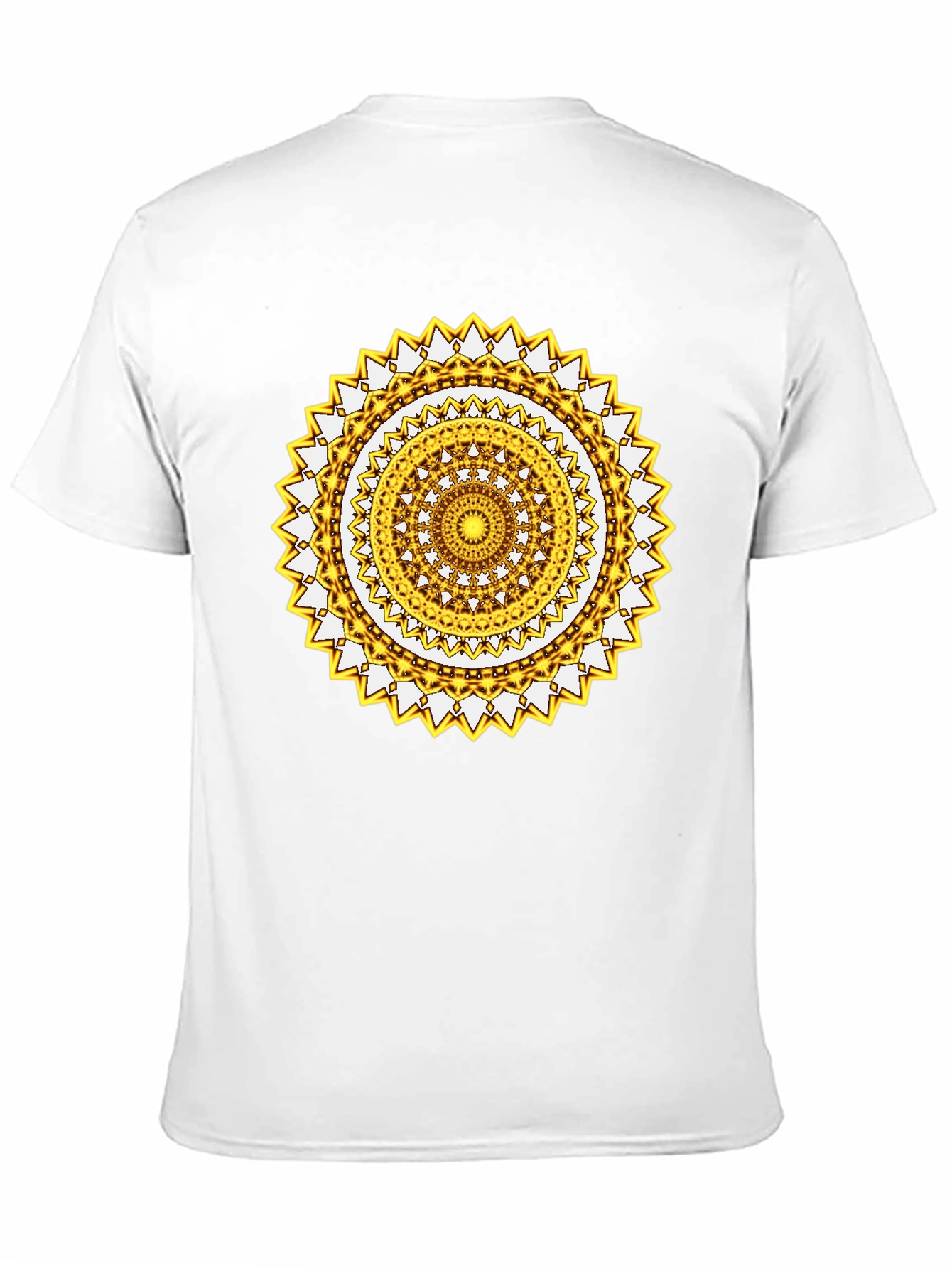 Golden Mandala T-Shirt - Stylish & Unique Design