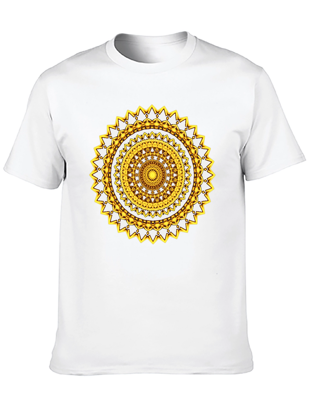 Golden Mandala T-Shirt - Stylish & Unique Design