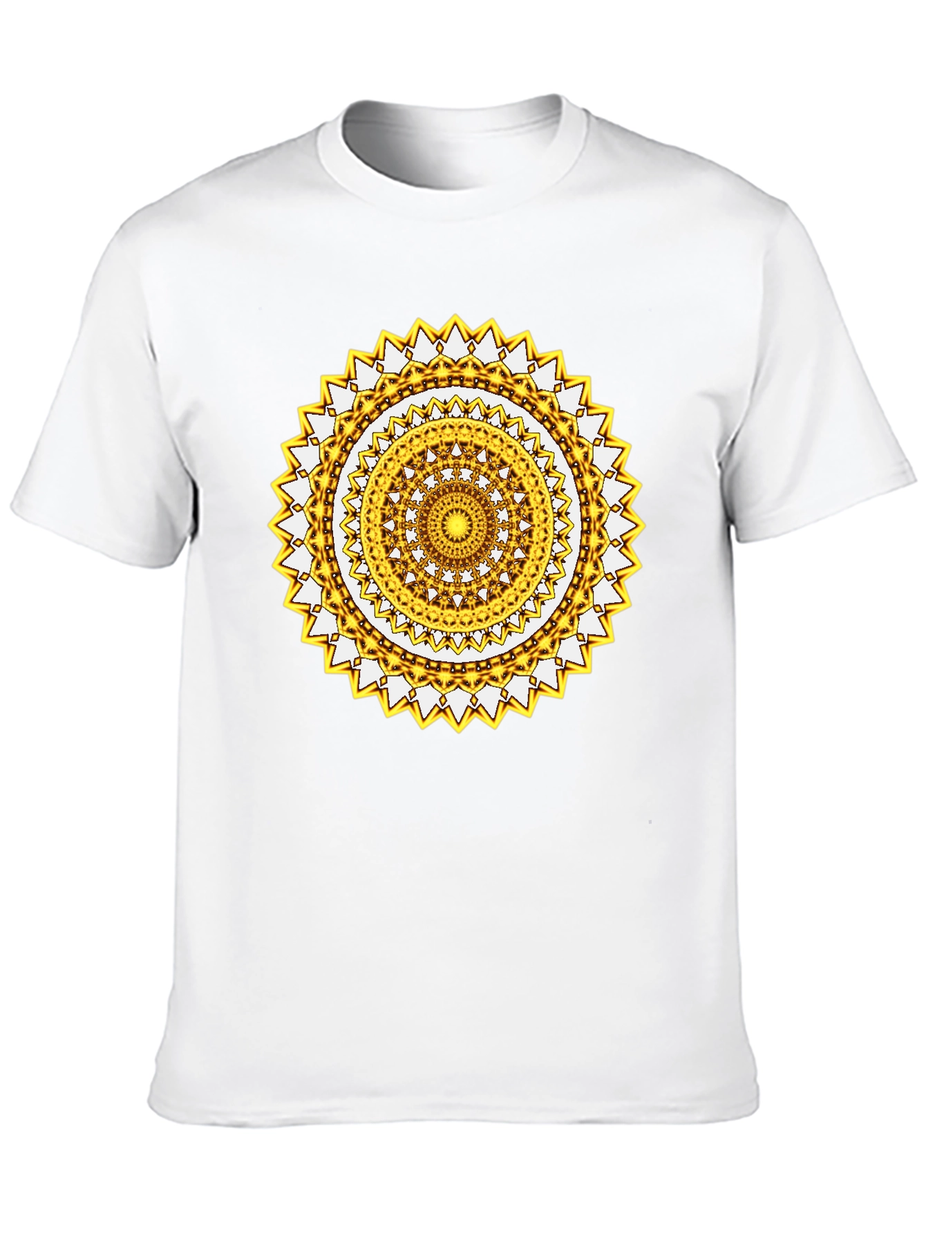 Golden Mandala T-Shirt - Stylish & Unique Design