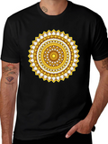 Golden Mandala T-Shirt - Stylish & Unique Design