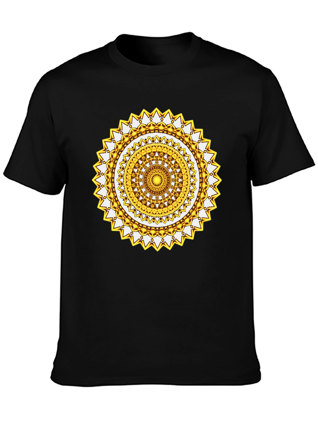 Golden Mandala T-Shirt - Stylish & Unique Design