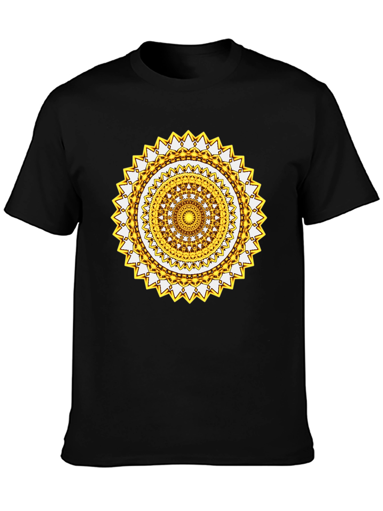 Golden Mandala T-Shirt - Stylish & Unique Design