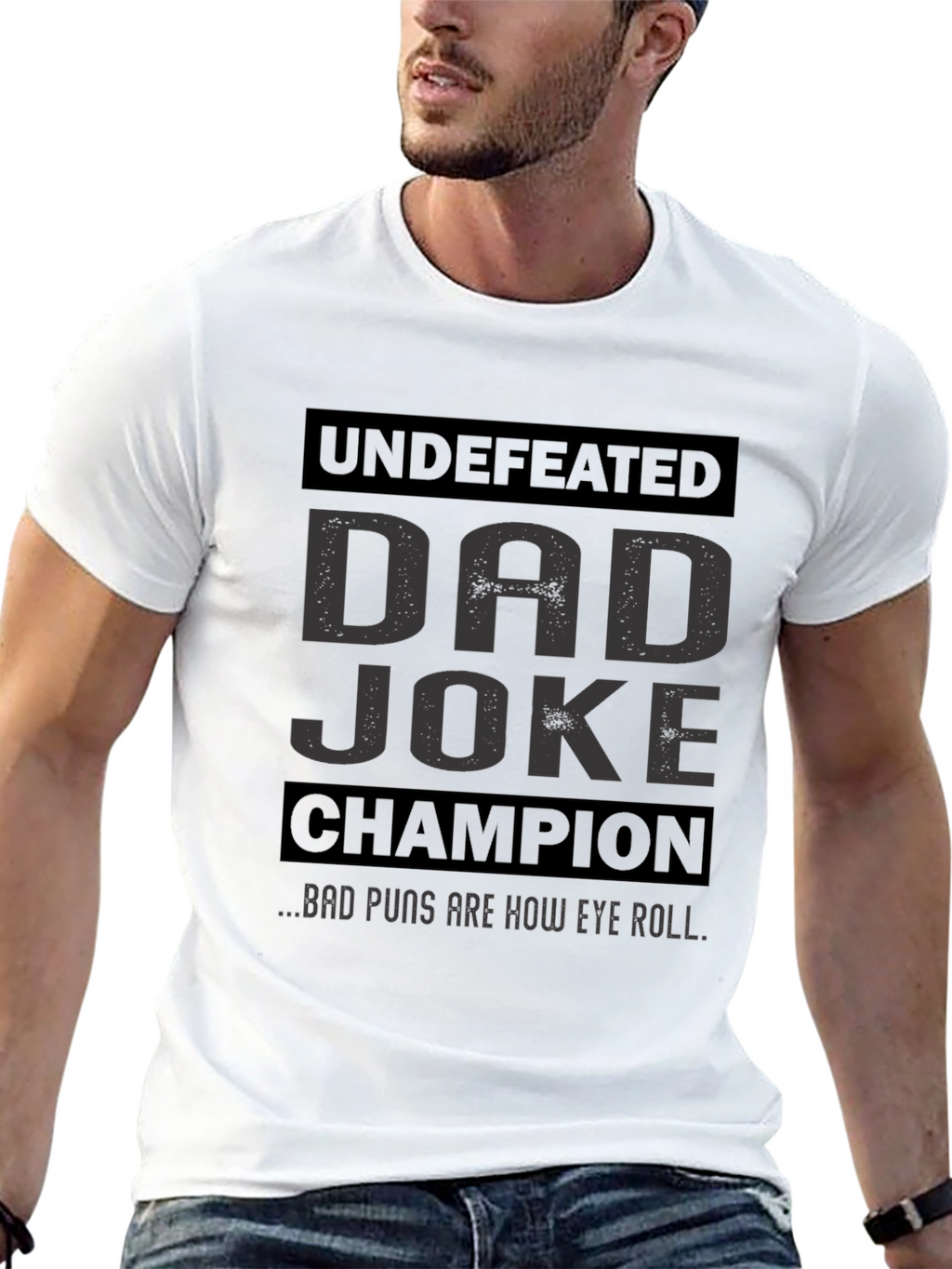 Dad Joke Champion T-Shirt: Undefeated Funny Tee