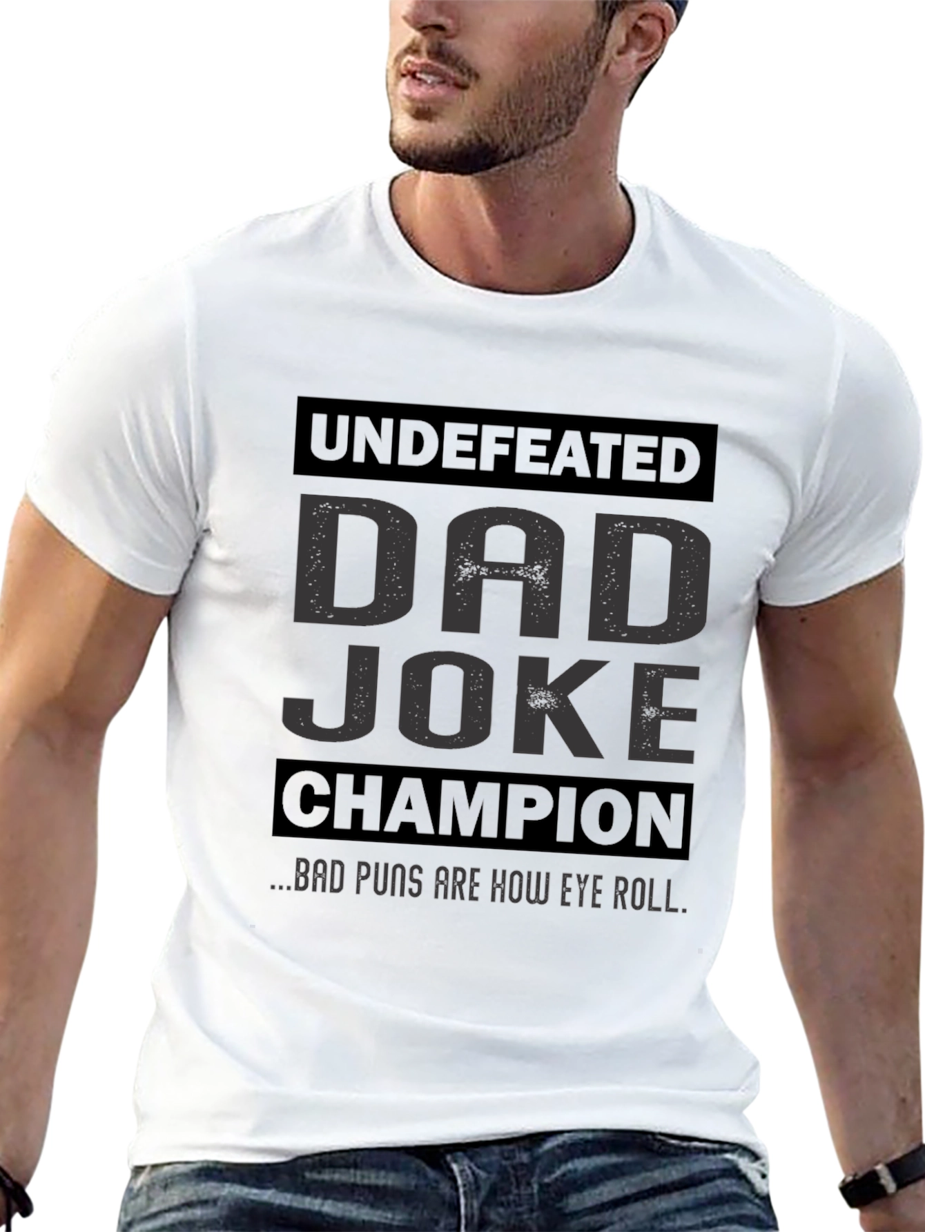 Dad Joke Champion T-Shirt: Undefeated Funny Tee