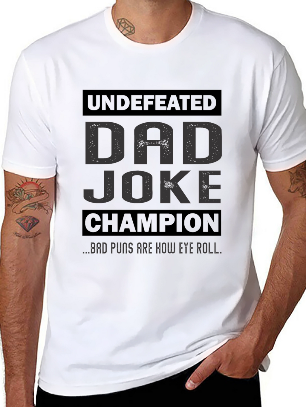 Dad Joke Champion T-Shirt: Undefeated Funny Tee