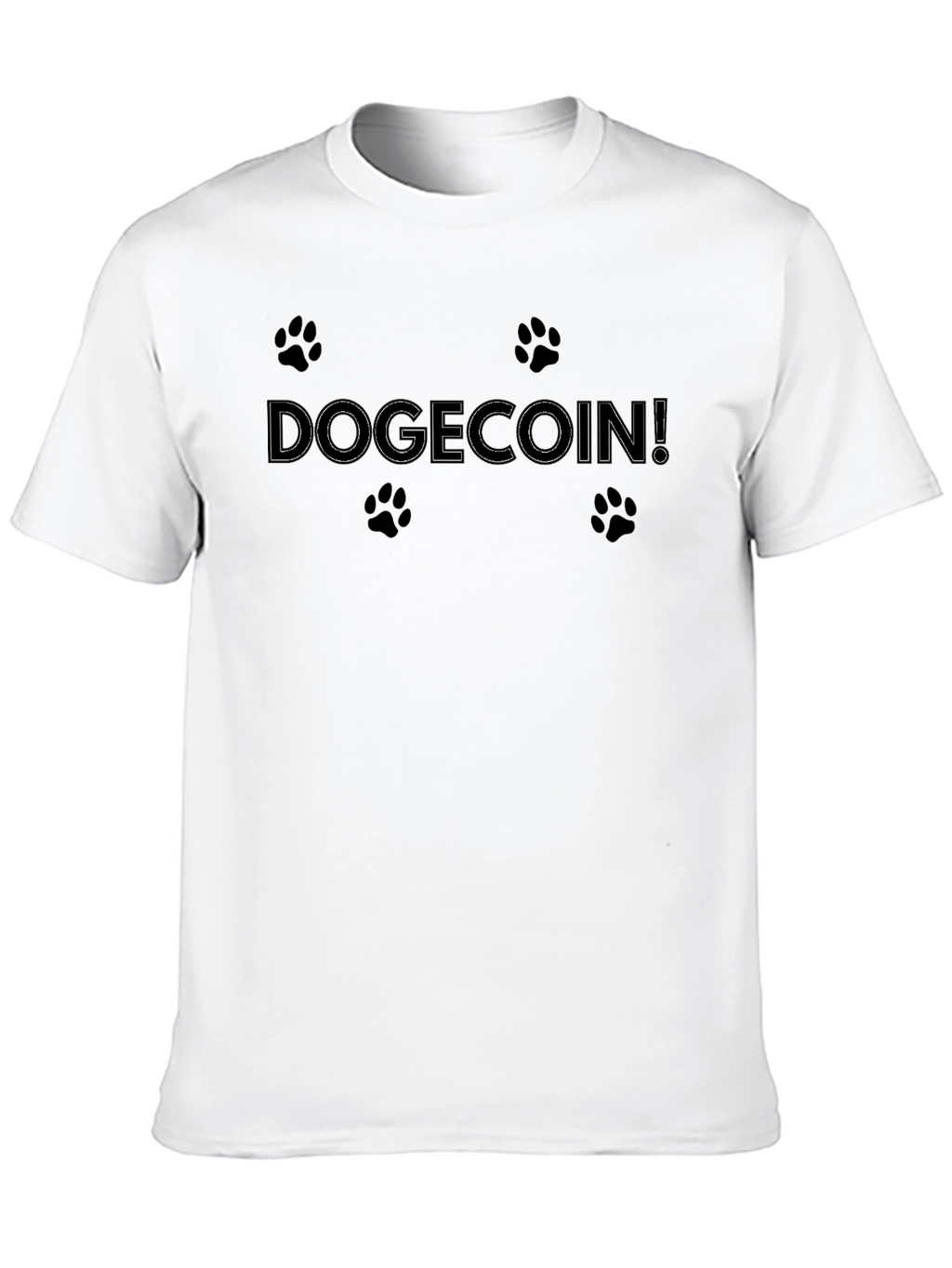 Dogecoin! Black Graphic Tee | Crypto Fashion