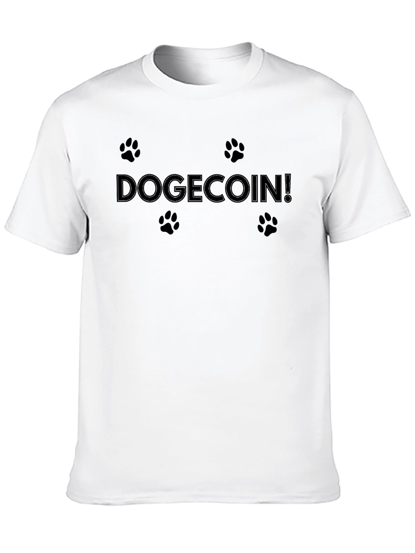 Dogecoin! Black Graphic Tee | Crypto Fashion