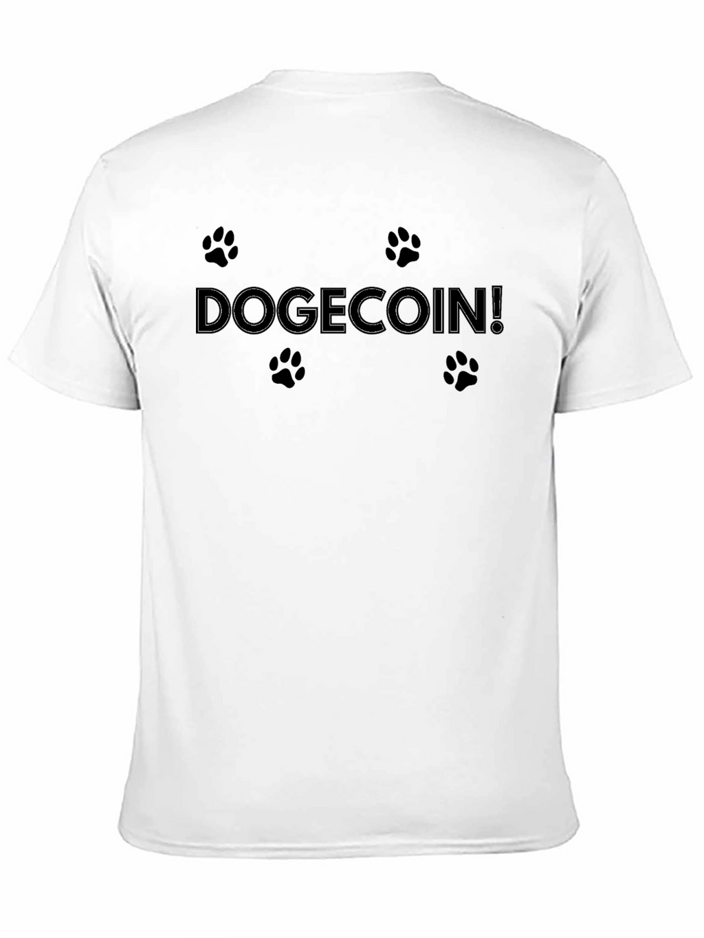 Dogecoin! Black Graphic Tee | Crypto Fashion