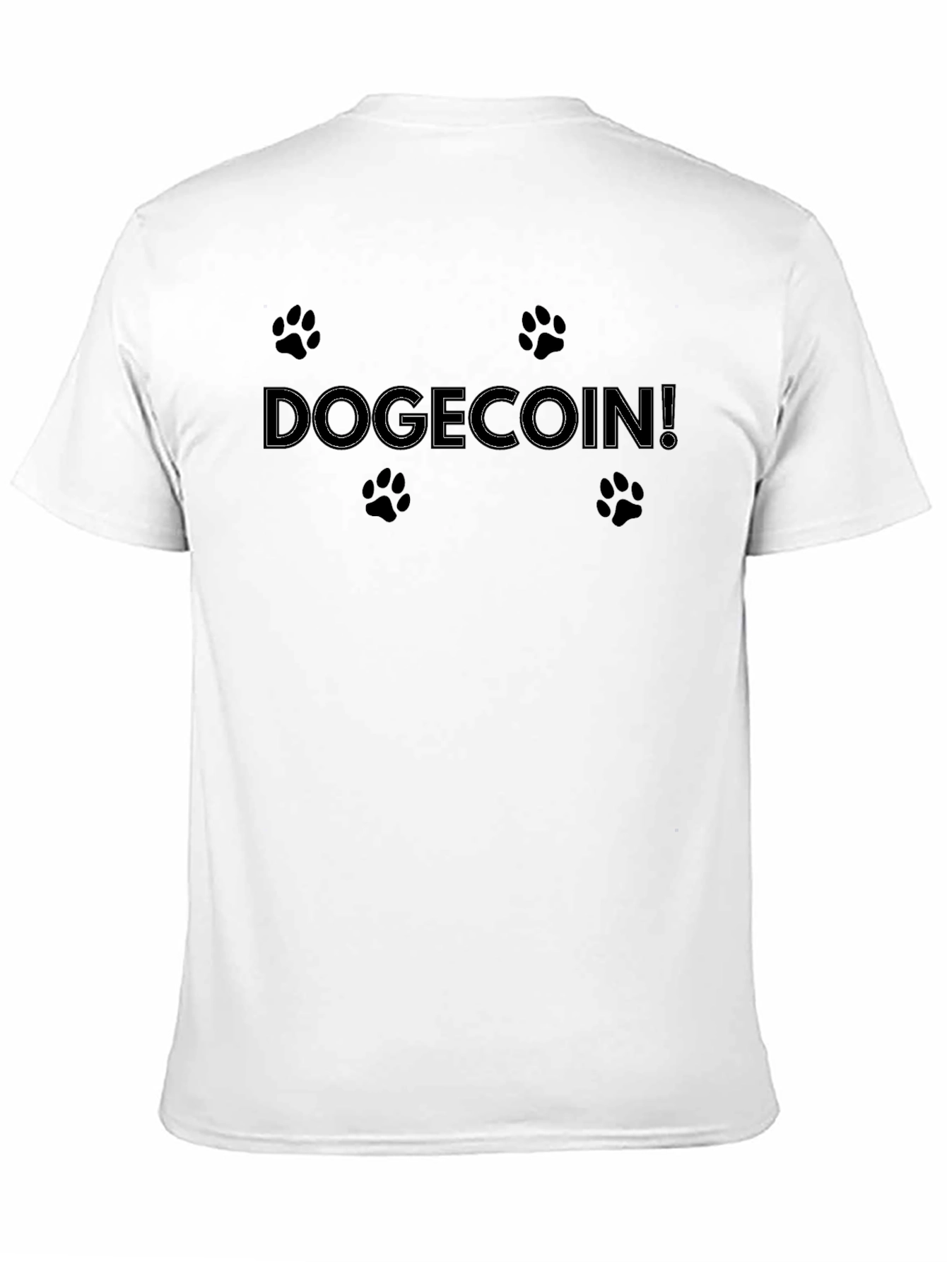 Dogecoin! Black Graphic Tee | Crypto Fashion