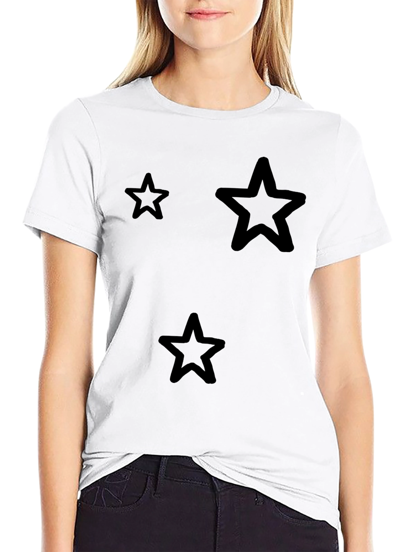 Star Graphic Black T-Shirt