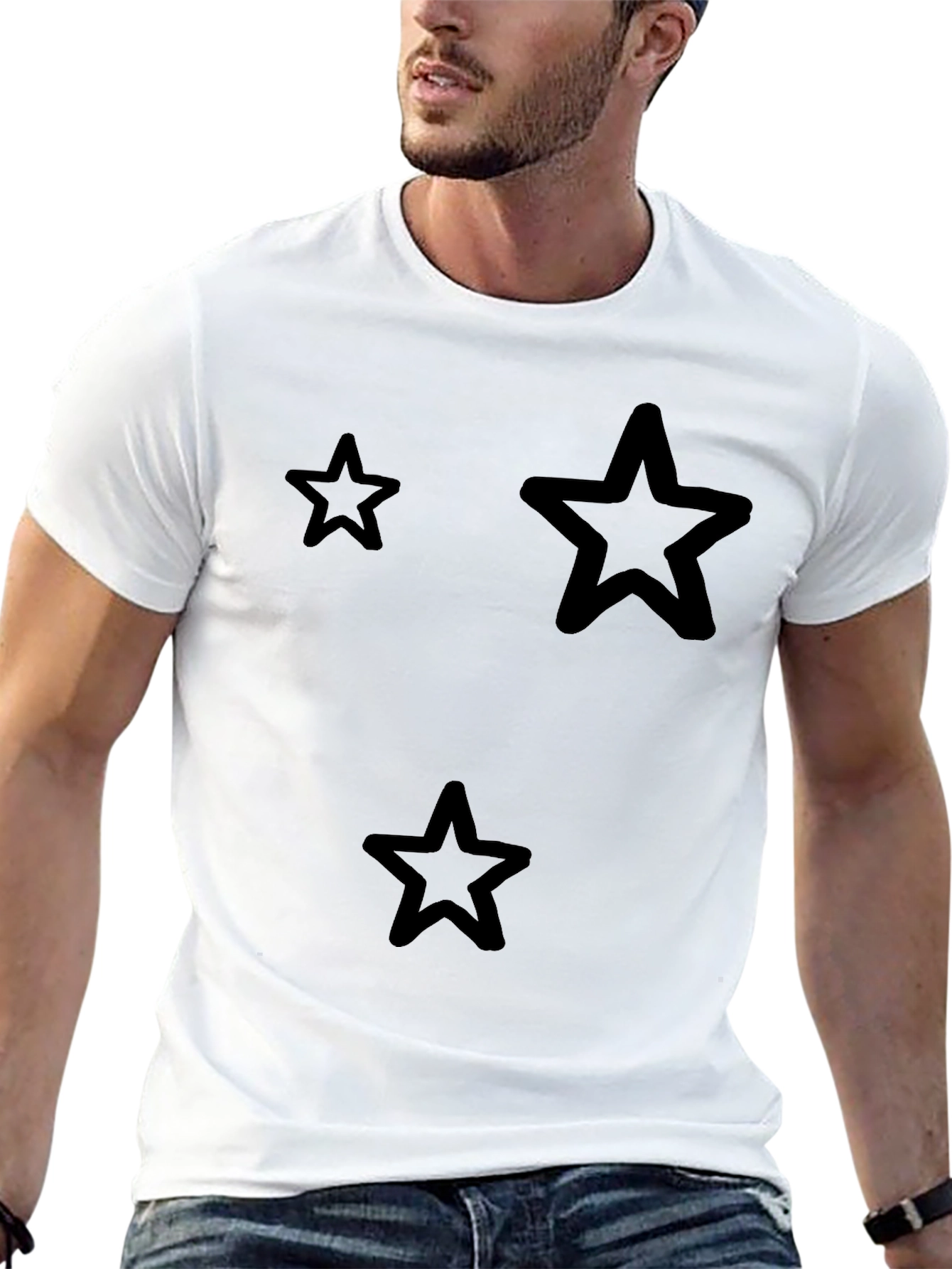 Star Graphic Black T-Shirt