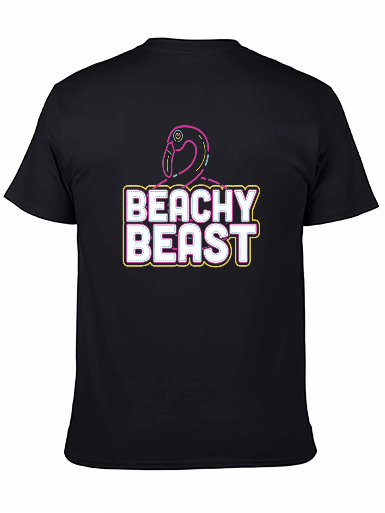 Beachy Beast Graphic Tee - Stylish Comfort