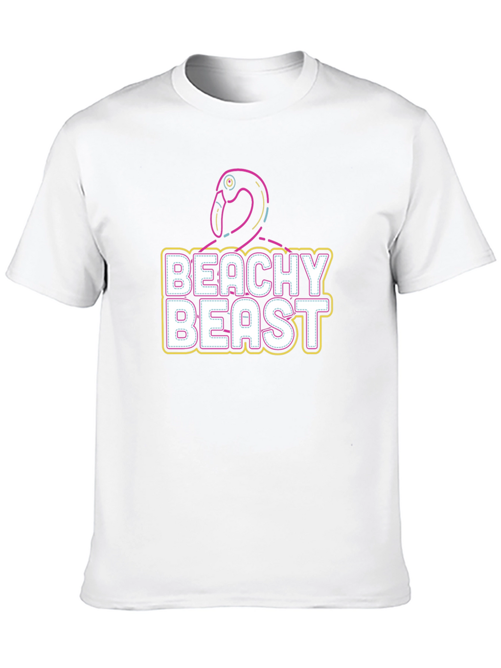 Beachy Beast Graphic Tee - Stylish Comfort
