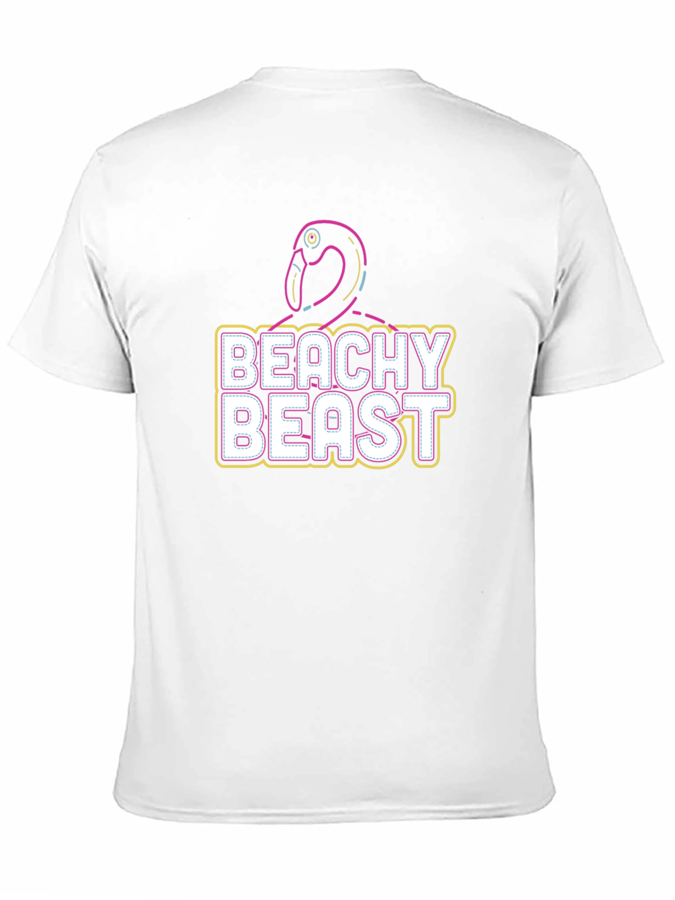 Beachy Beast Graphic Tee - Stylish Comfort