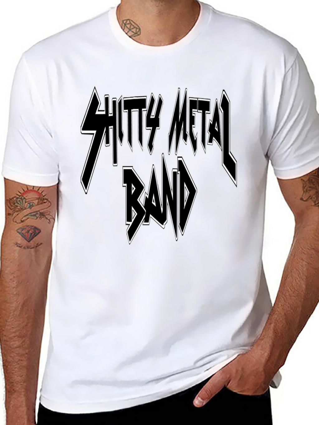 Shitty Metal Band Black T-Shirt