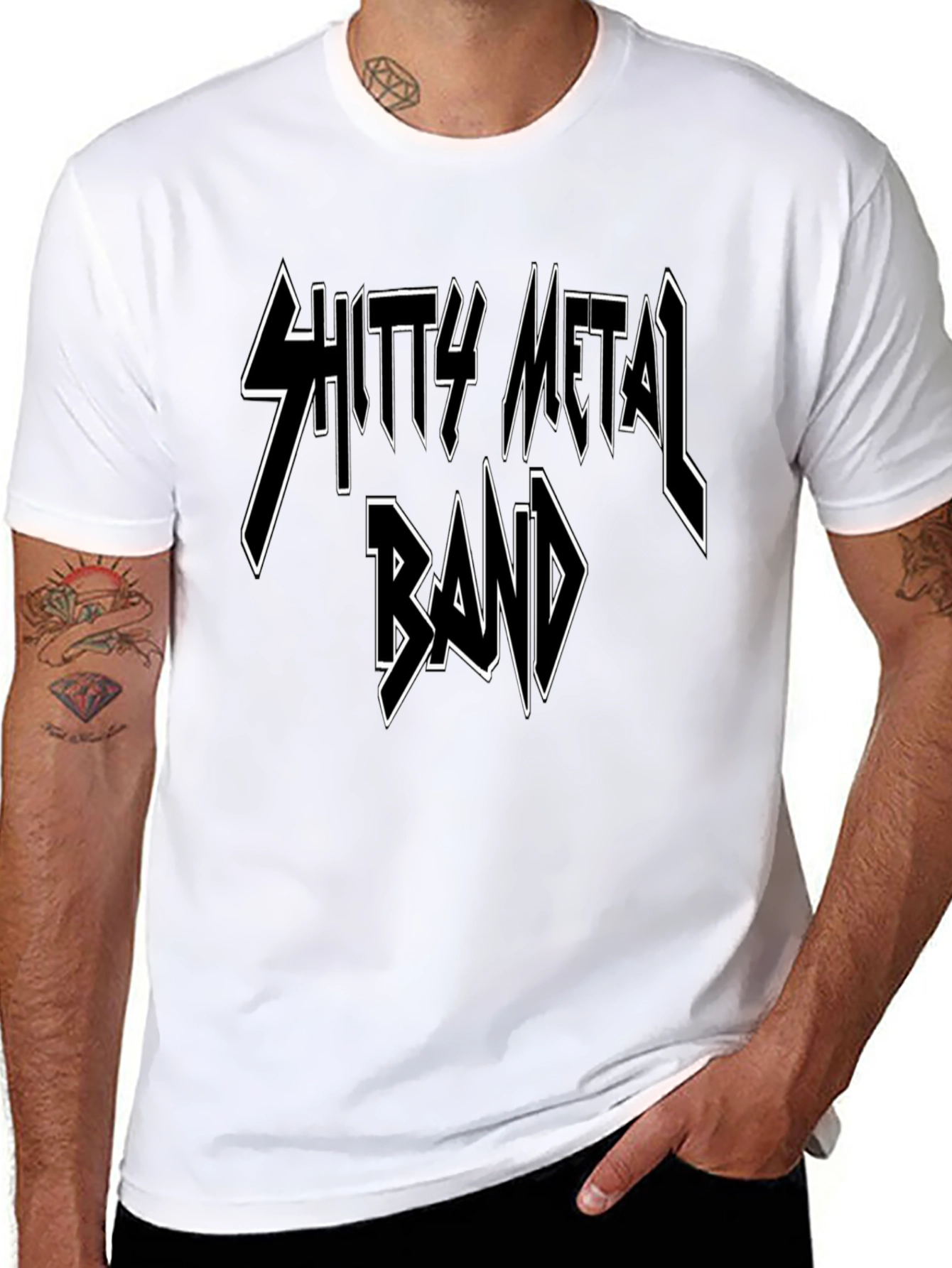 Shitty Metal Band Black T-Shirt