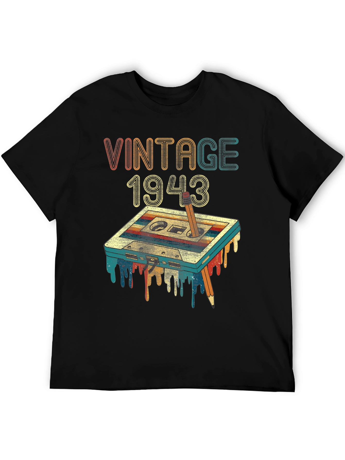Vintage 1943 Cassette Tape Graphic Tee