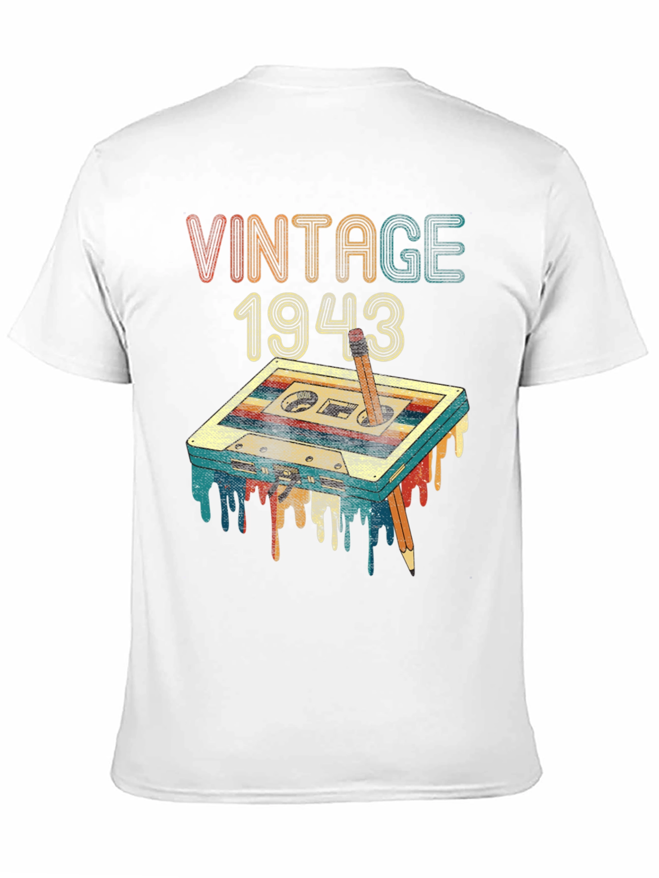 Vintage 1943 Cassette Tape Graphic Tee