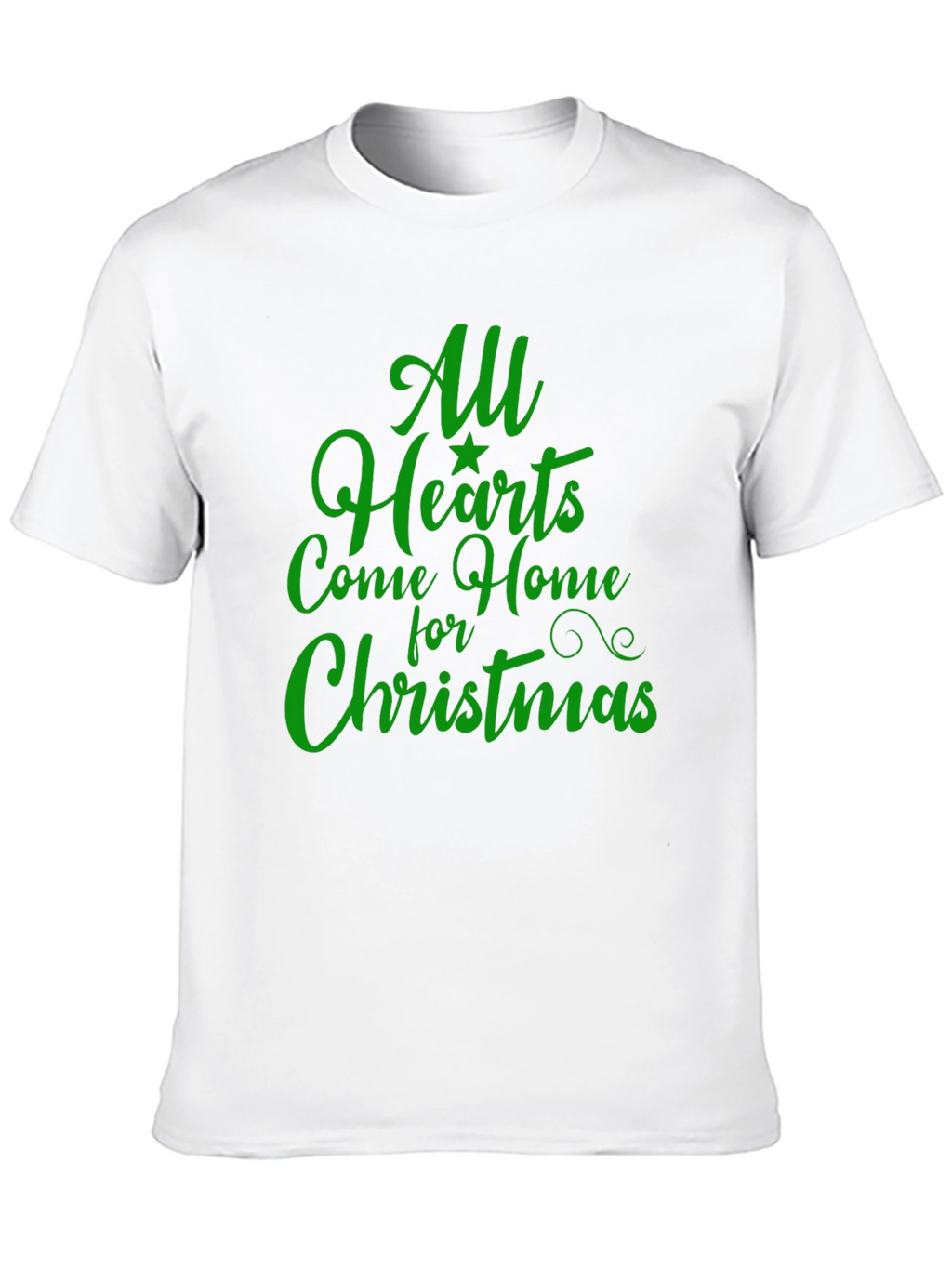 Christmas Graphic Tee - All Hearts Come Home
