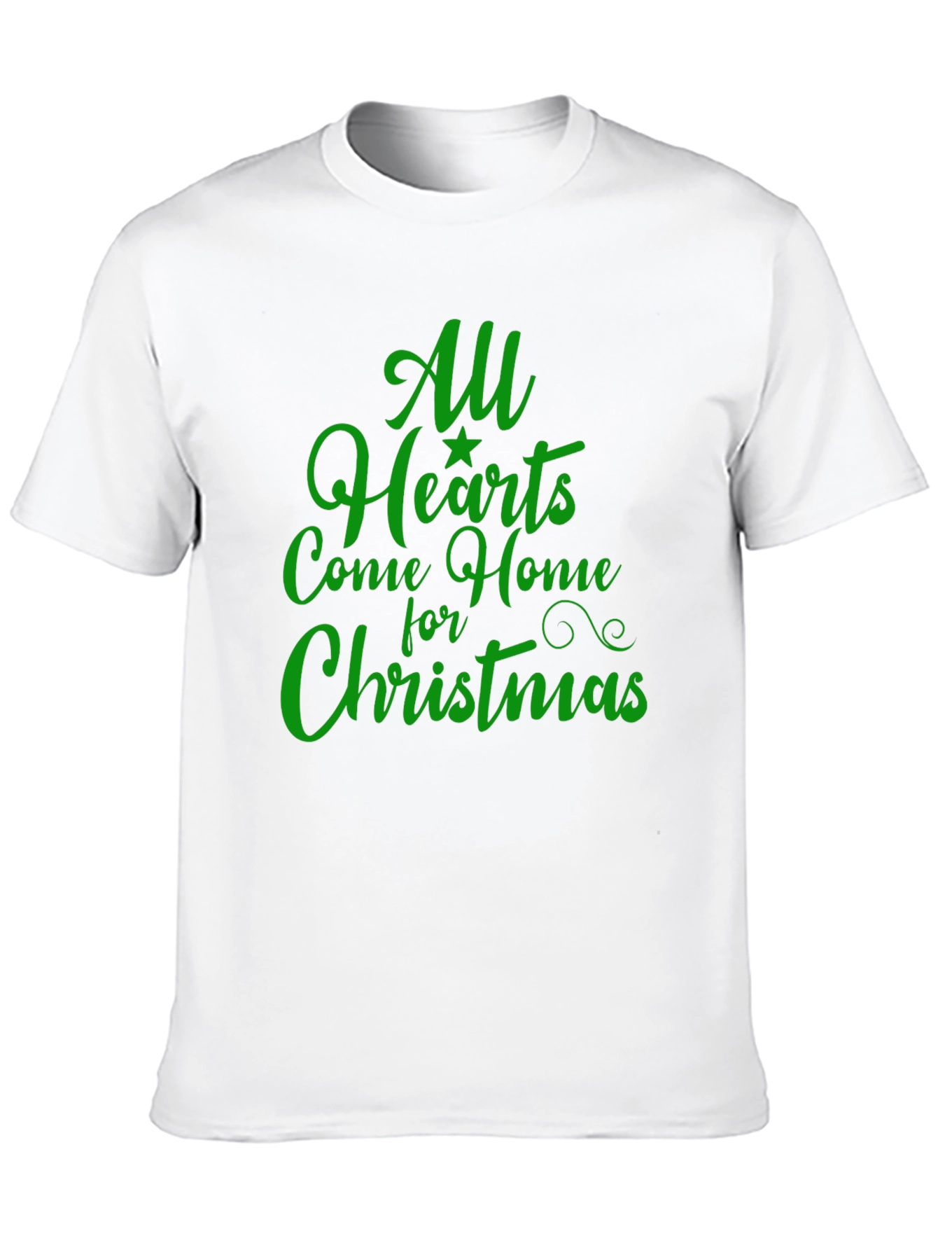 Christmas Graphic Tee - All Hearts Come Home