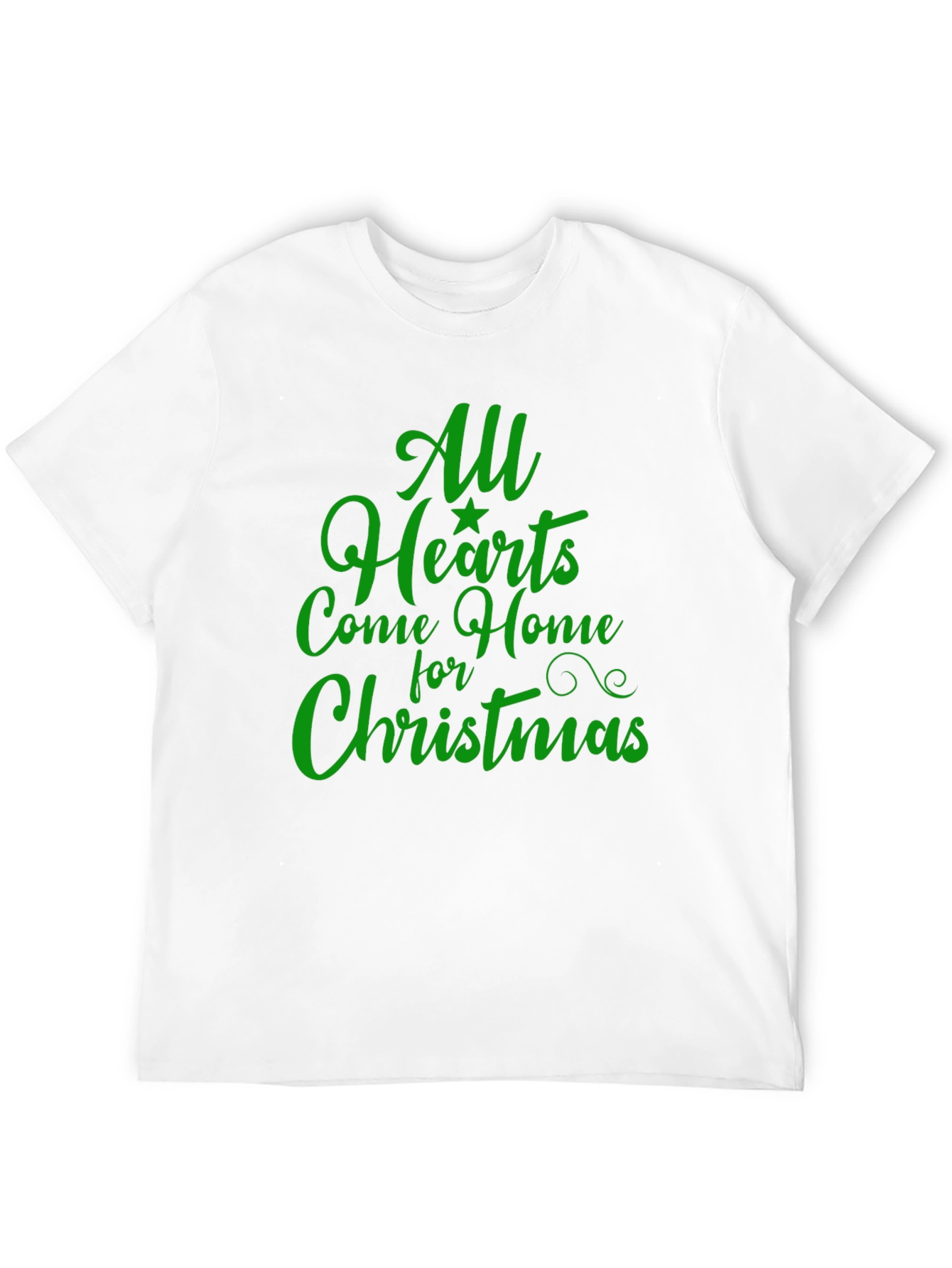 Christmas Graphic Tee - All Hearts Come Home
