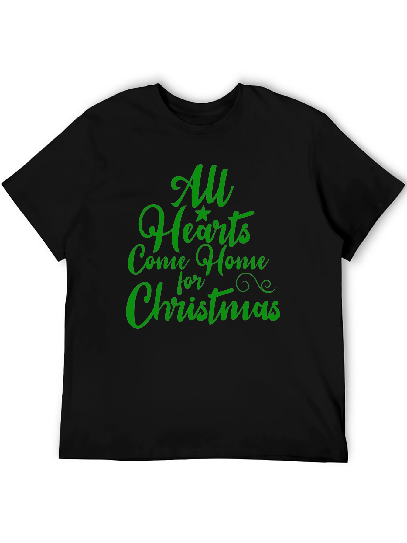 Christmas Graphic Tee - All Hearts Come Home