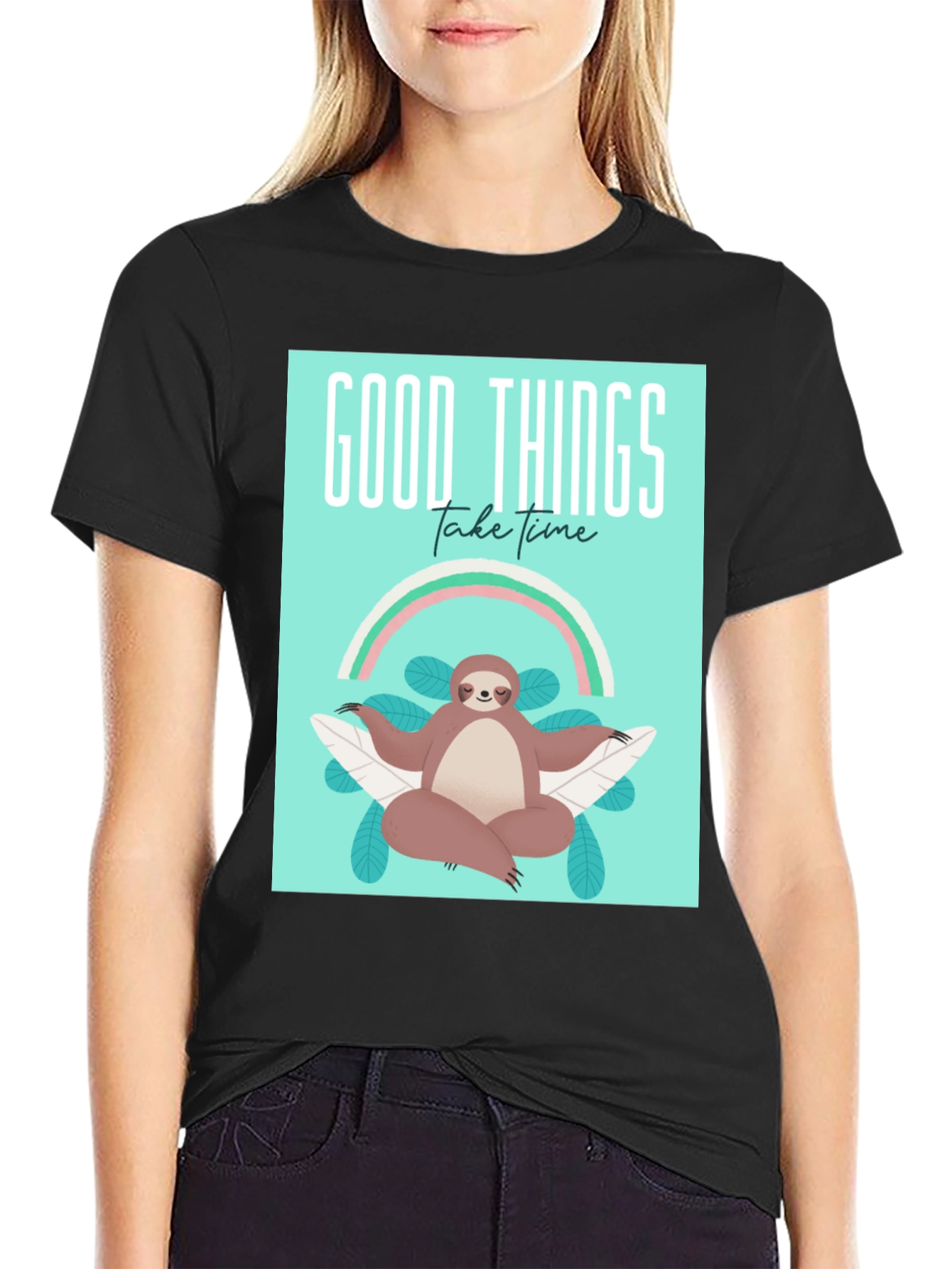 Good Things Take Time Sloth Tee