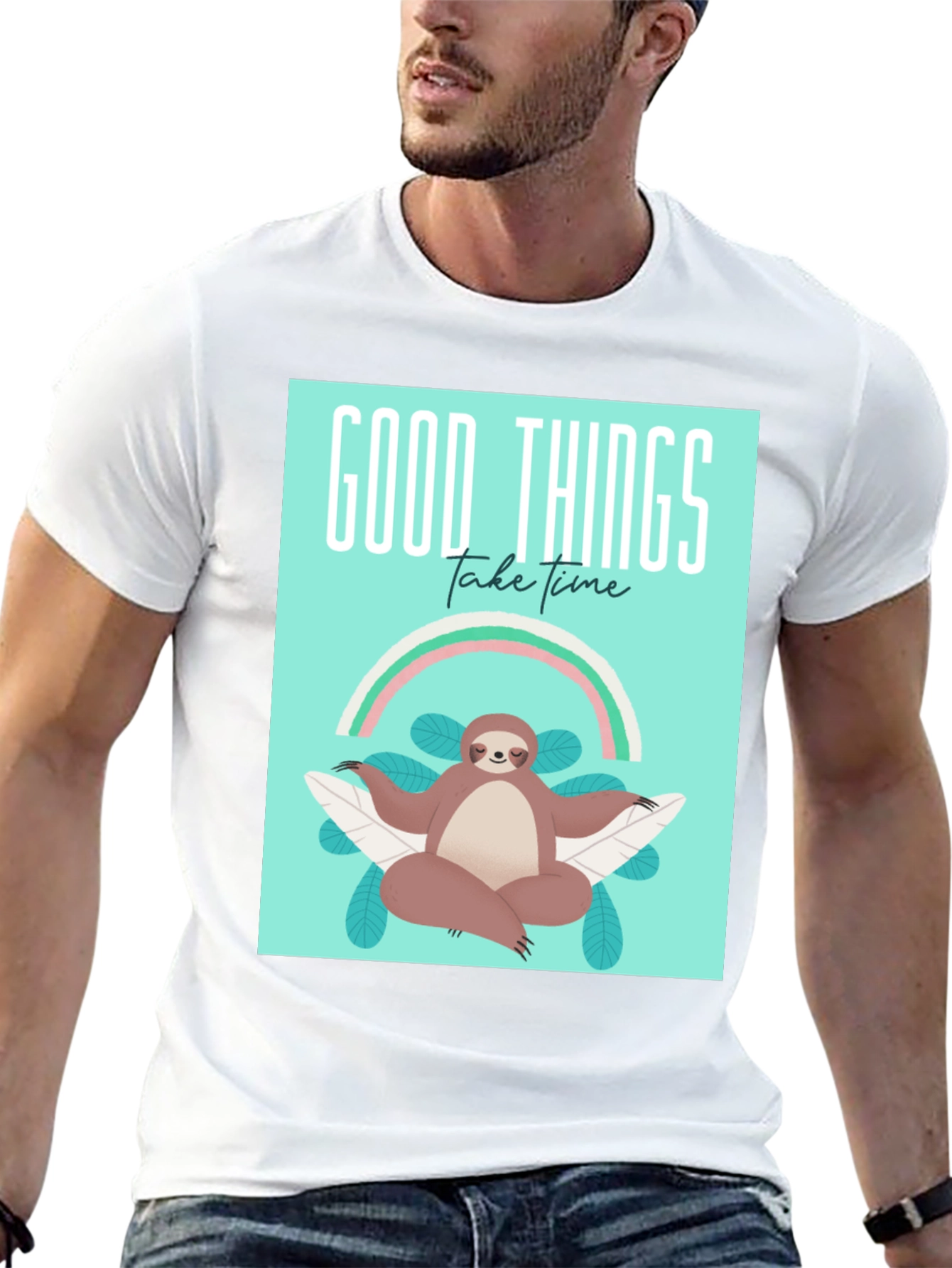 Good Things Take Time Sloth Tee