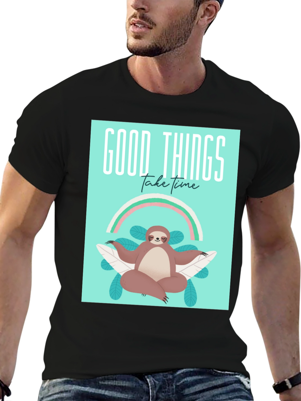 Good Things Take Time Sloth Tee