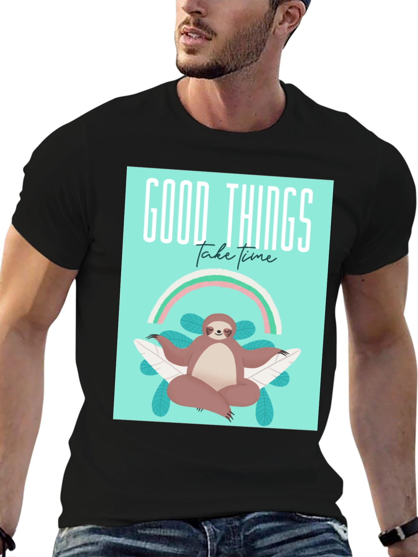 Good Things Take Time Sloth Tee