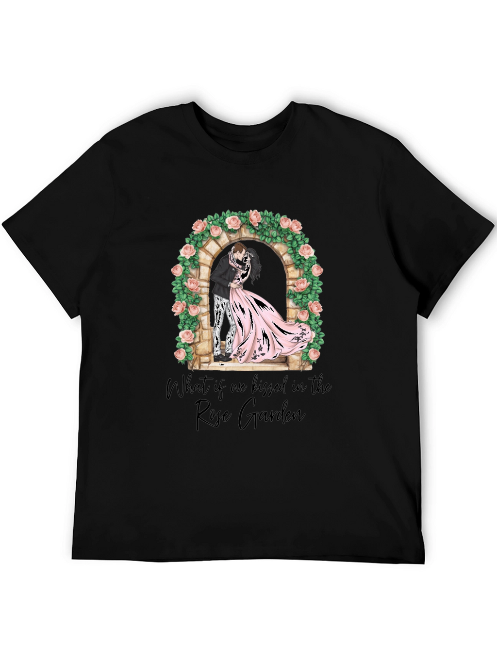 Rose Garden Kiss Graphic T-Shirt
