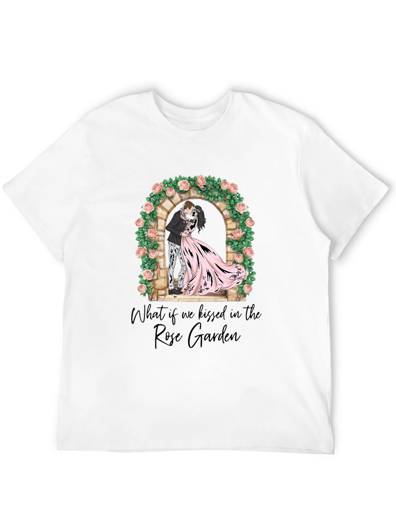 Rose Garden Kiss Graphic T-Shirt