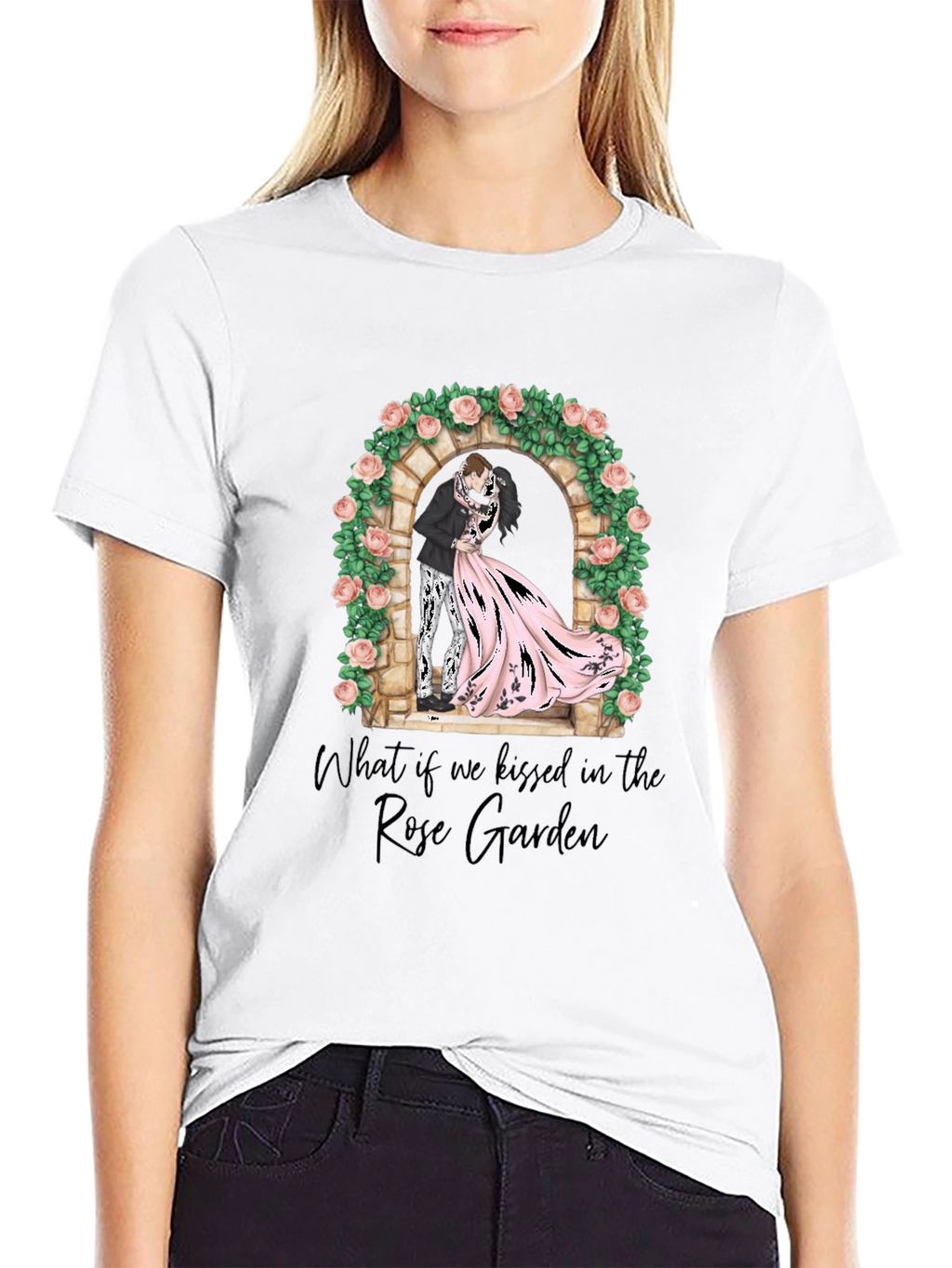 Rose Garden Kiss Graphic T-Shirt