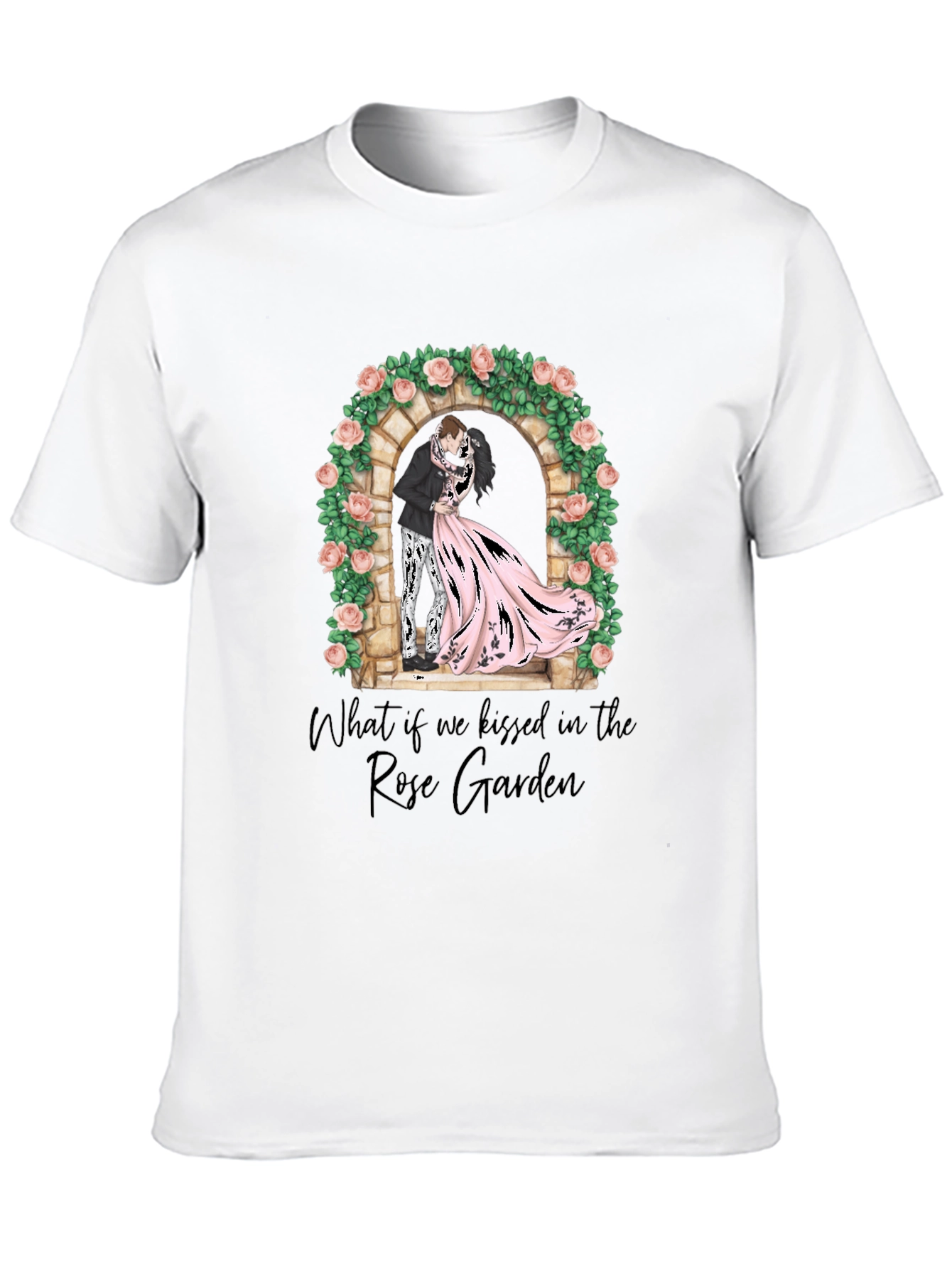 Rose Garden Kiss Graphic T-Shirt