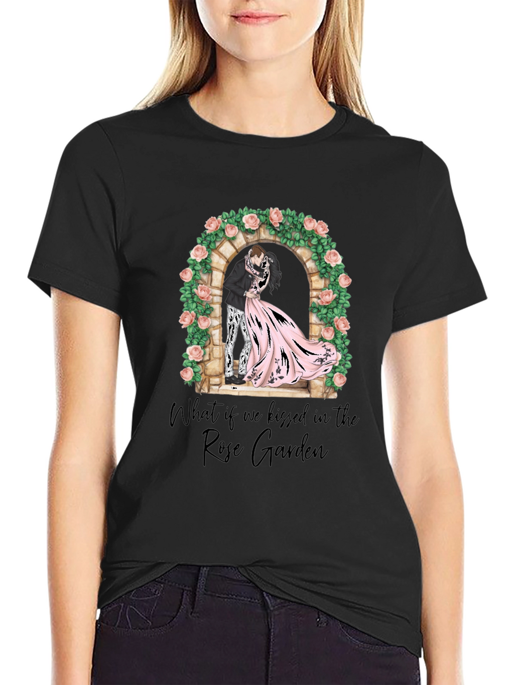 Rose Garden Kiss Graphic T-Shirt